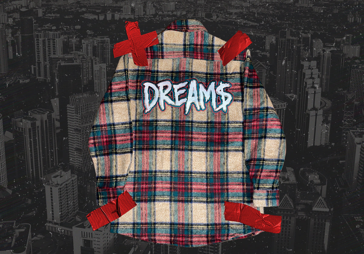 DREAM$ ® Flannel Top (Green) – Dreams from the East