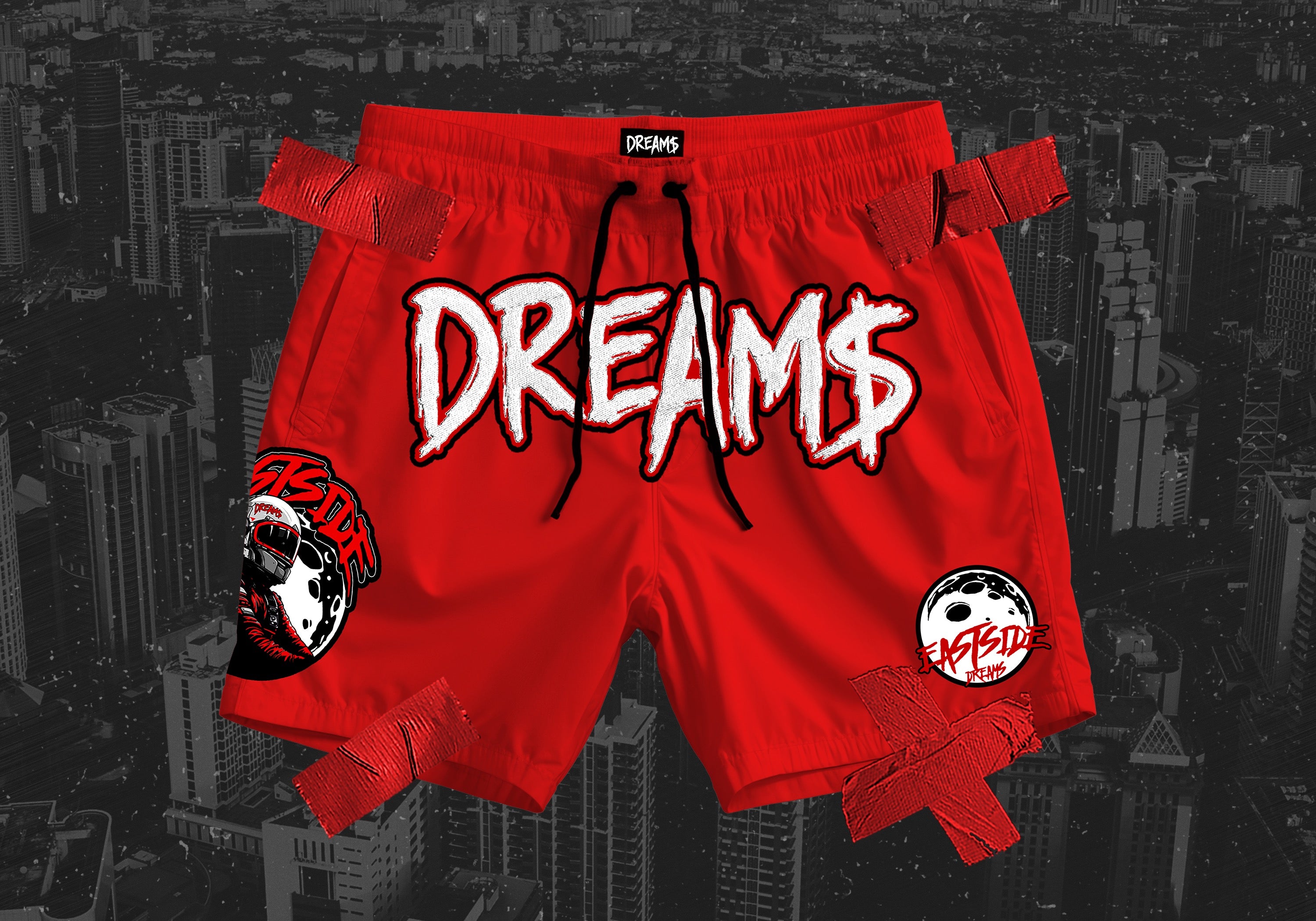 DREAM$ ® Swim Shorts (Red)
