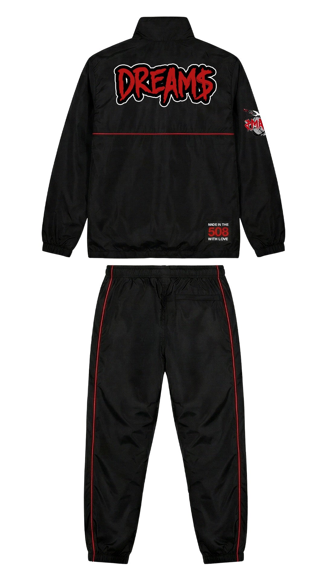 DREAM$ Tracksuit (Black/Red)