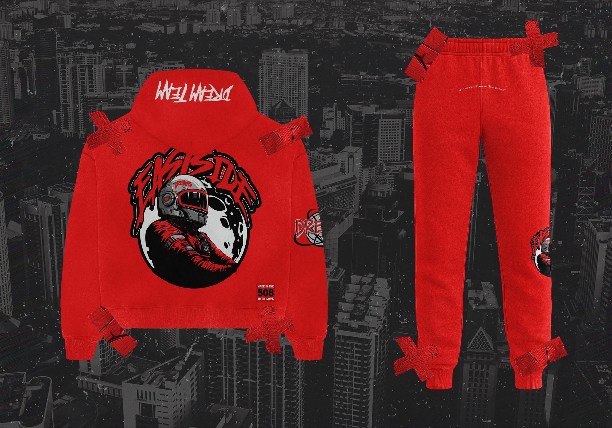 Eastside Dreams ® Chenille Tech (Red)