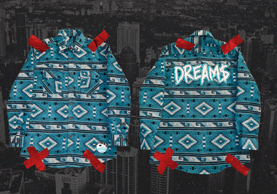 DREAM$ ® Flannel Top (Blue)