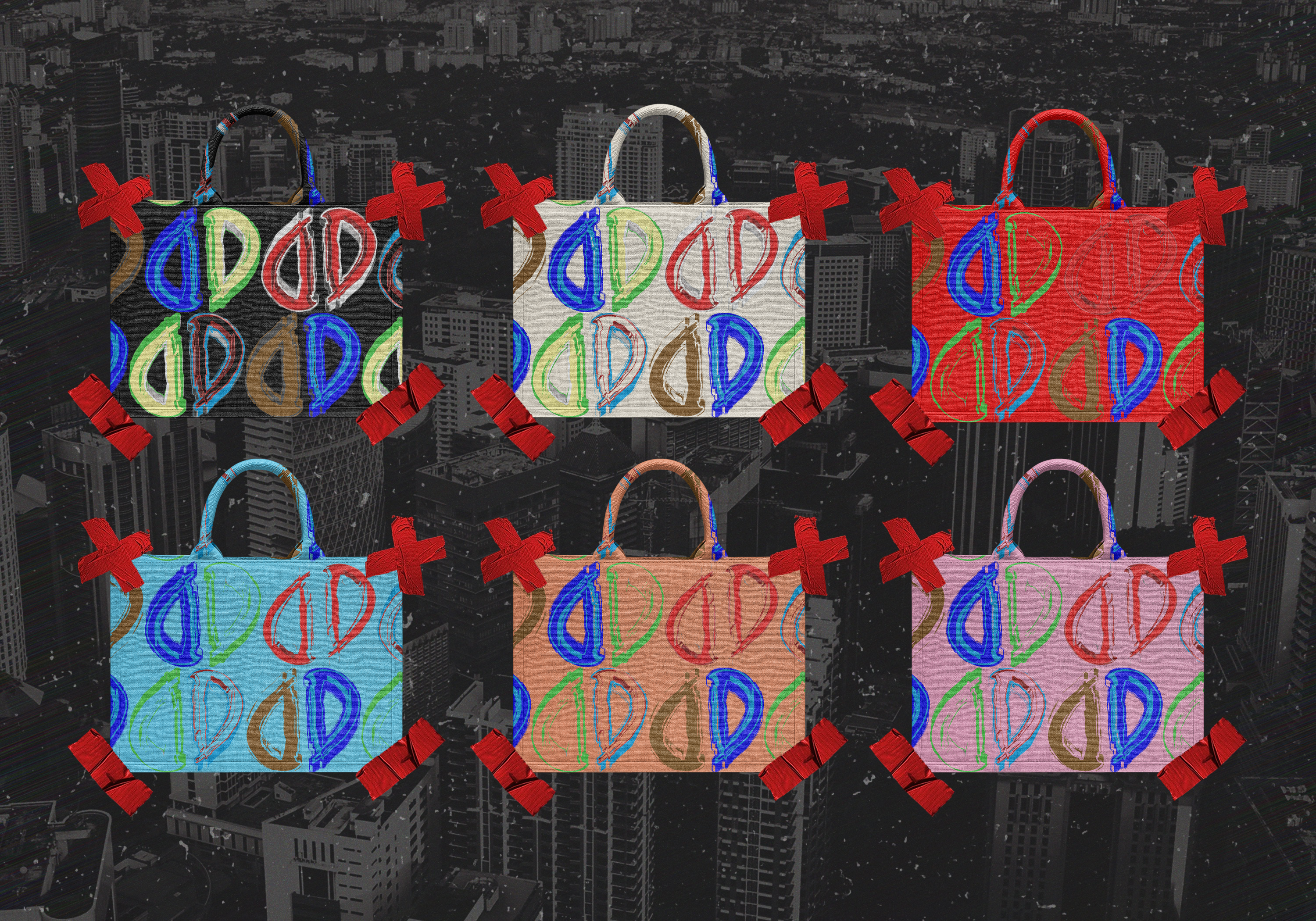 DREAM$ ® Knit Tote Bags (6 Colors)