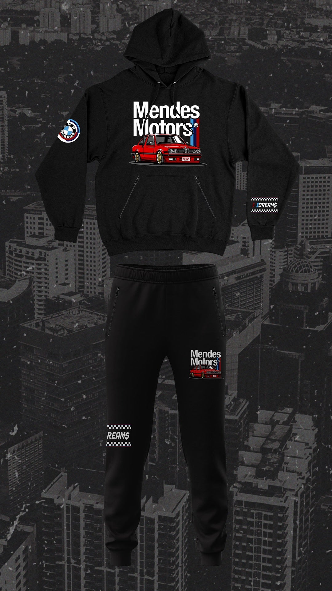 Mendes Motors ® Tech Suit (Black)