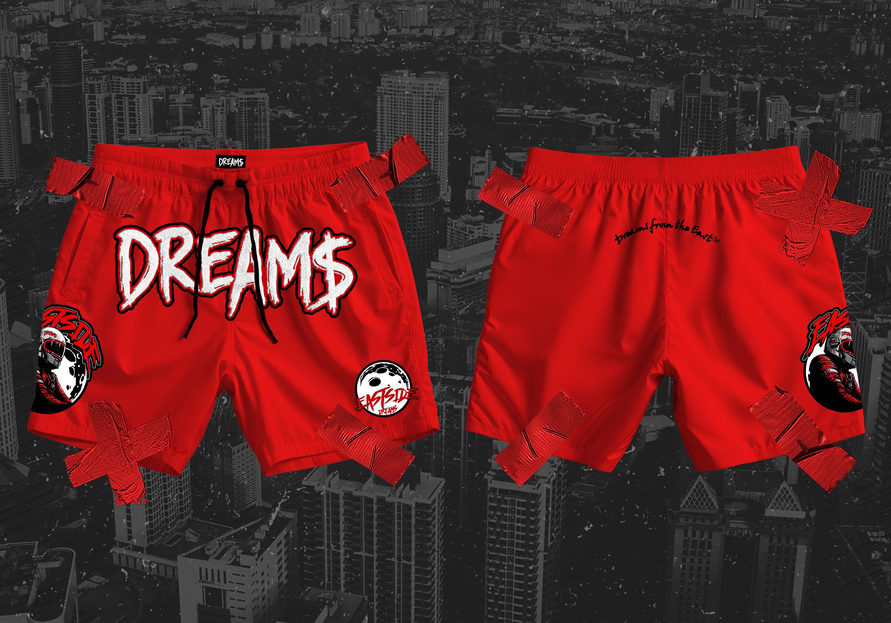 DREAM$ ® Swim Shorts (Red)
