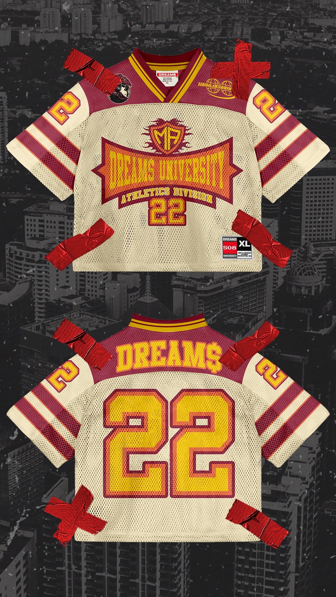 DREAM$ ® Mesh Jersey (Red)