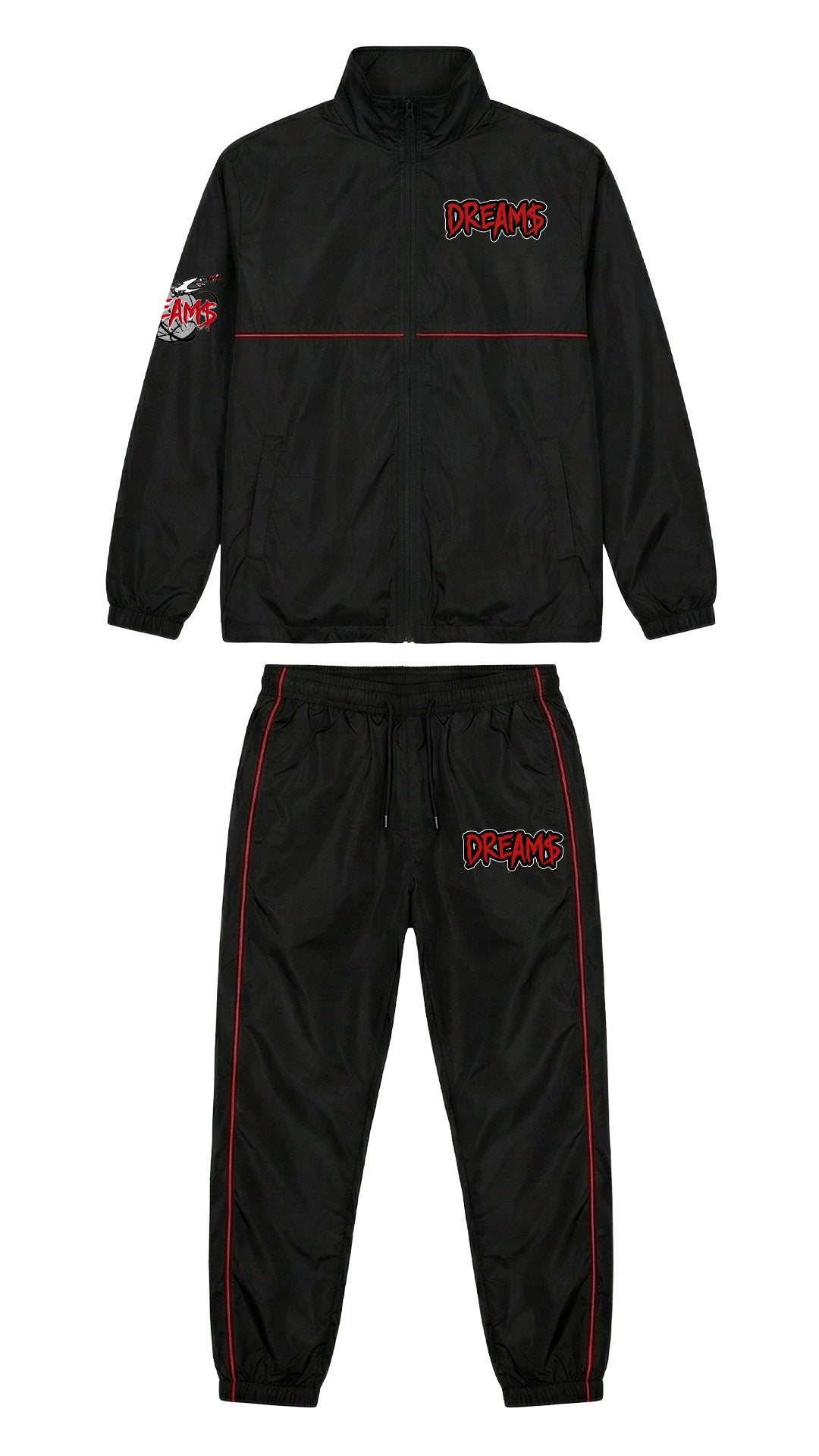 DREAM$ Tracksuit (Black/Red)