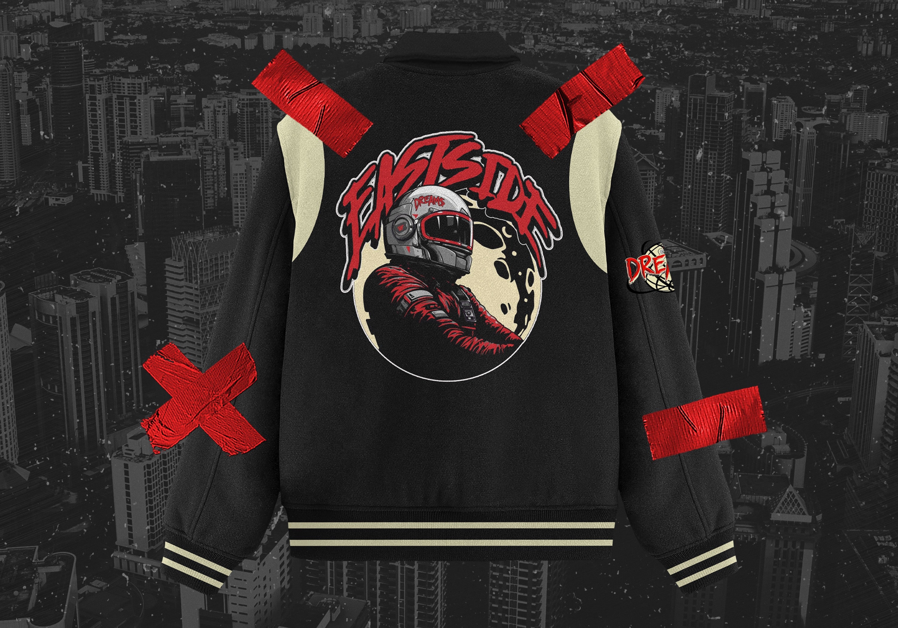 DREAM$ ® Wool Letterman (Black)