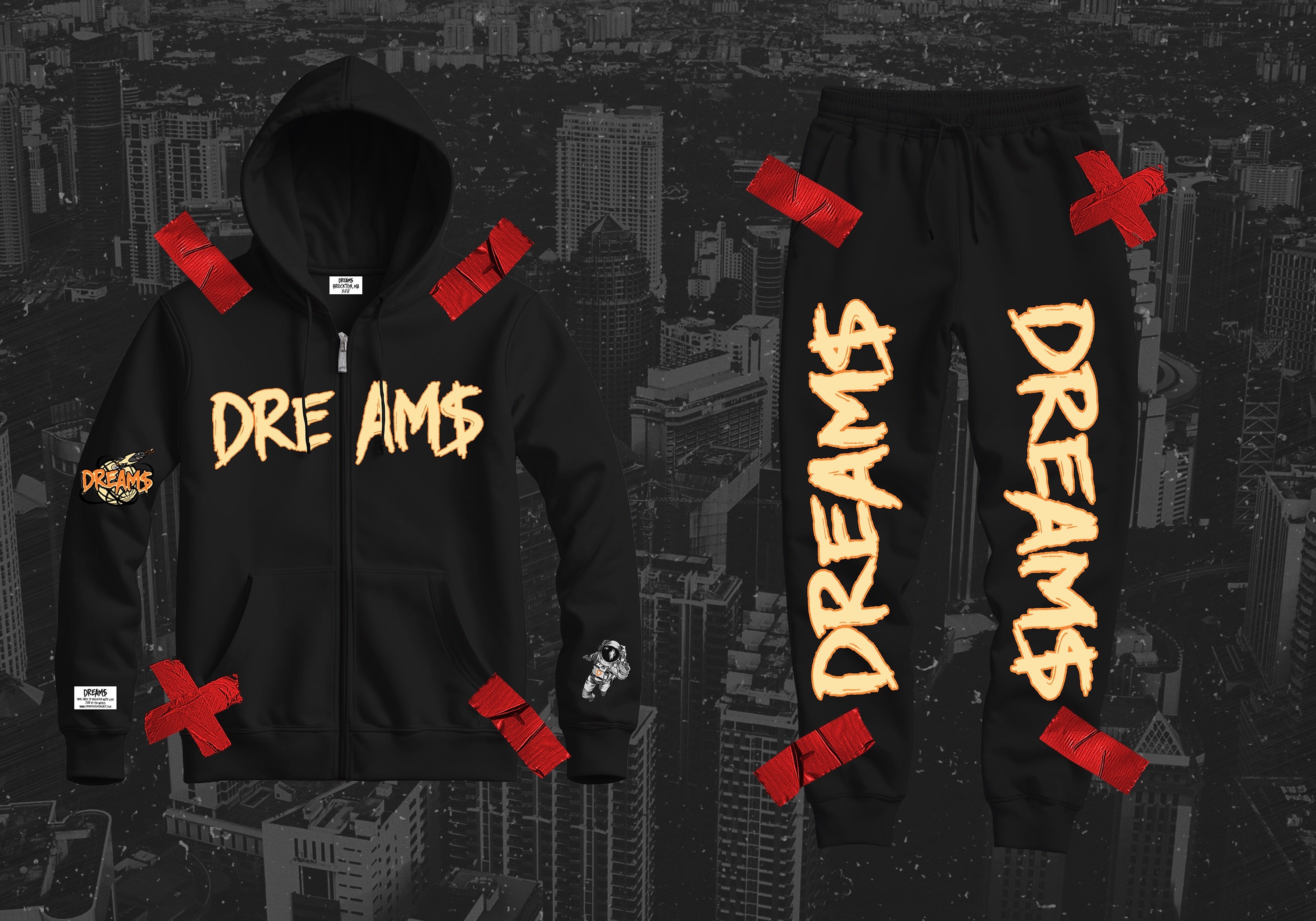 DREAM$ ® Distressed Tech (Orange)