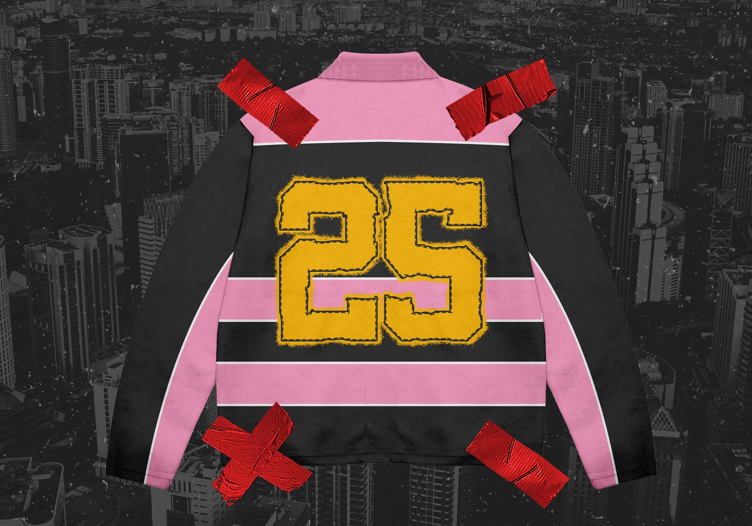 DREAM$ ® Rugby Polo (Pink)