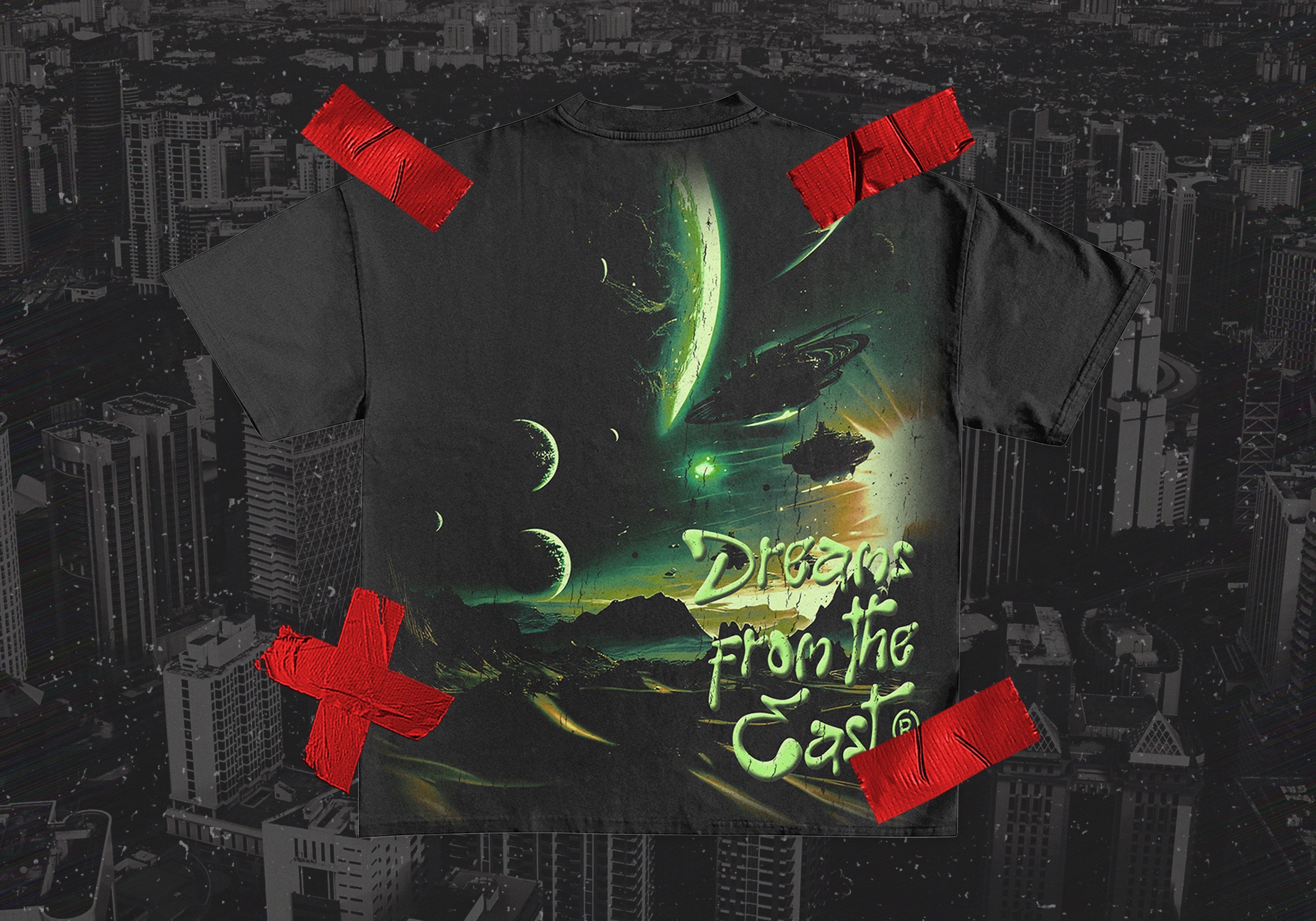 DREAM$ ® Space Alien Tee (Black)