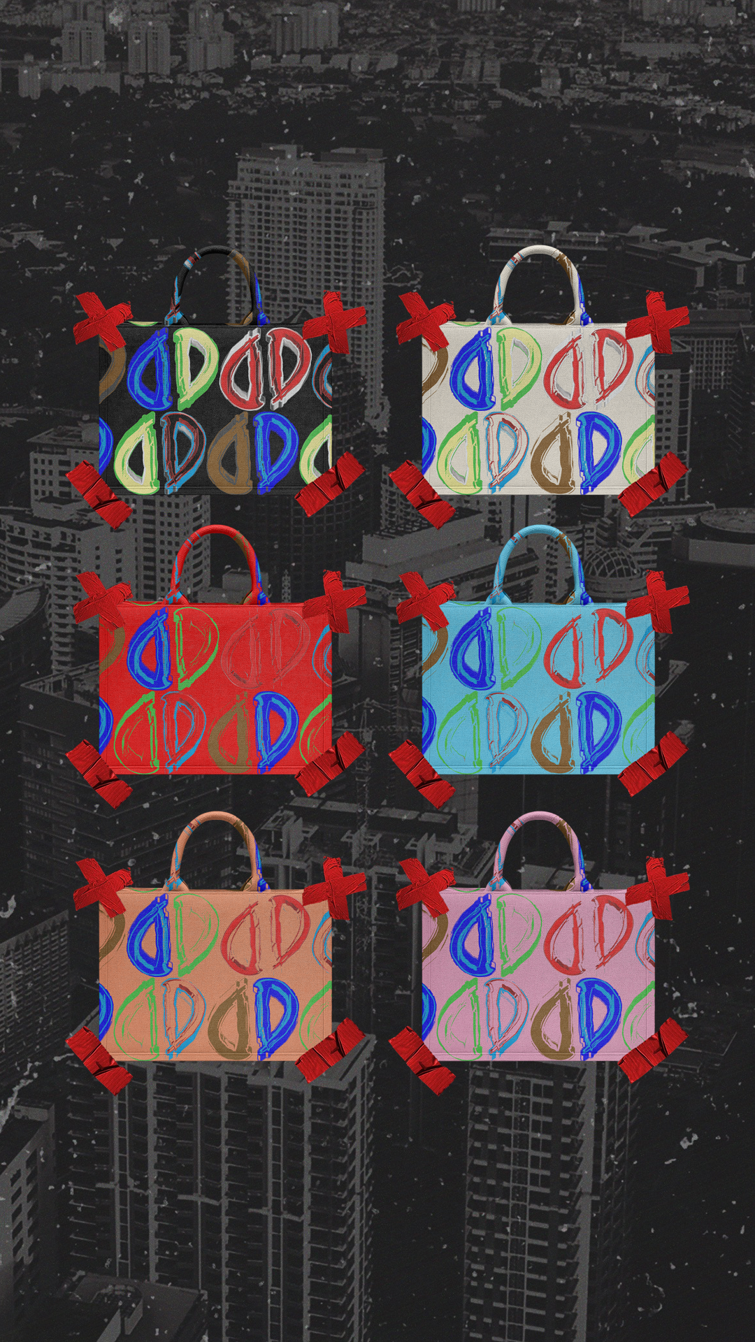 DREAM$ ® Knit Tote Bags (6 Colors)
