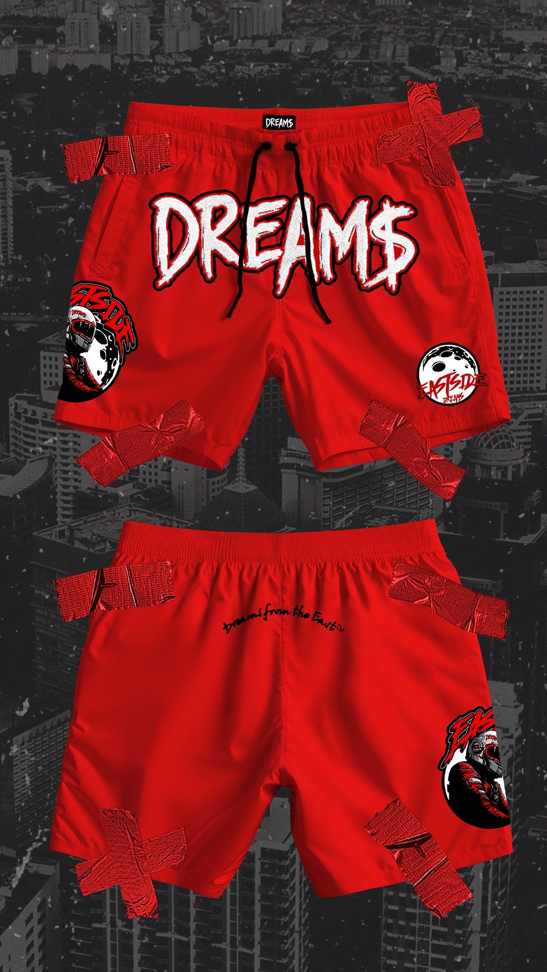 DREAM$ ® Swim Shorts (Red)
