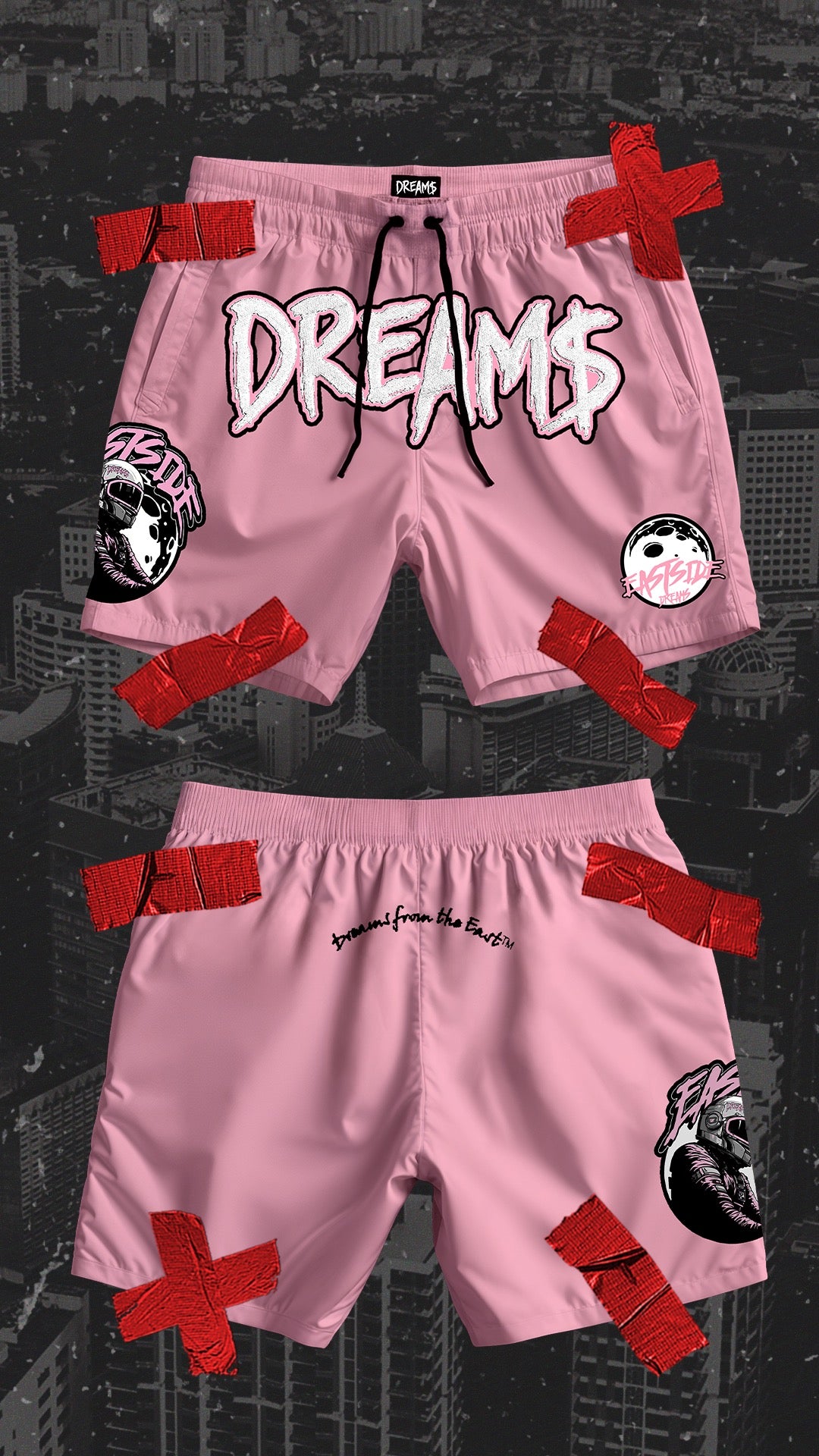 DREAM$ ® Swim Shorts (Pink)