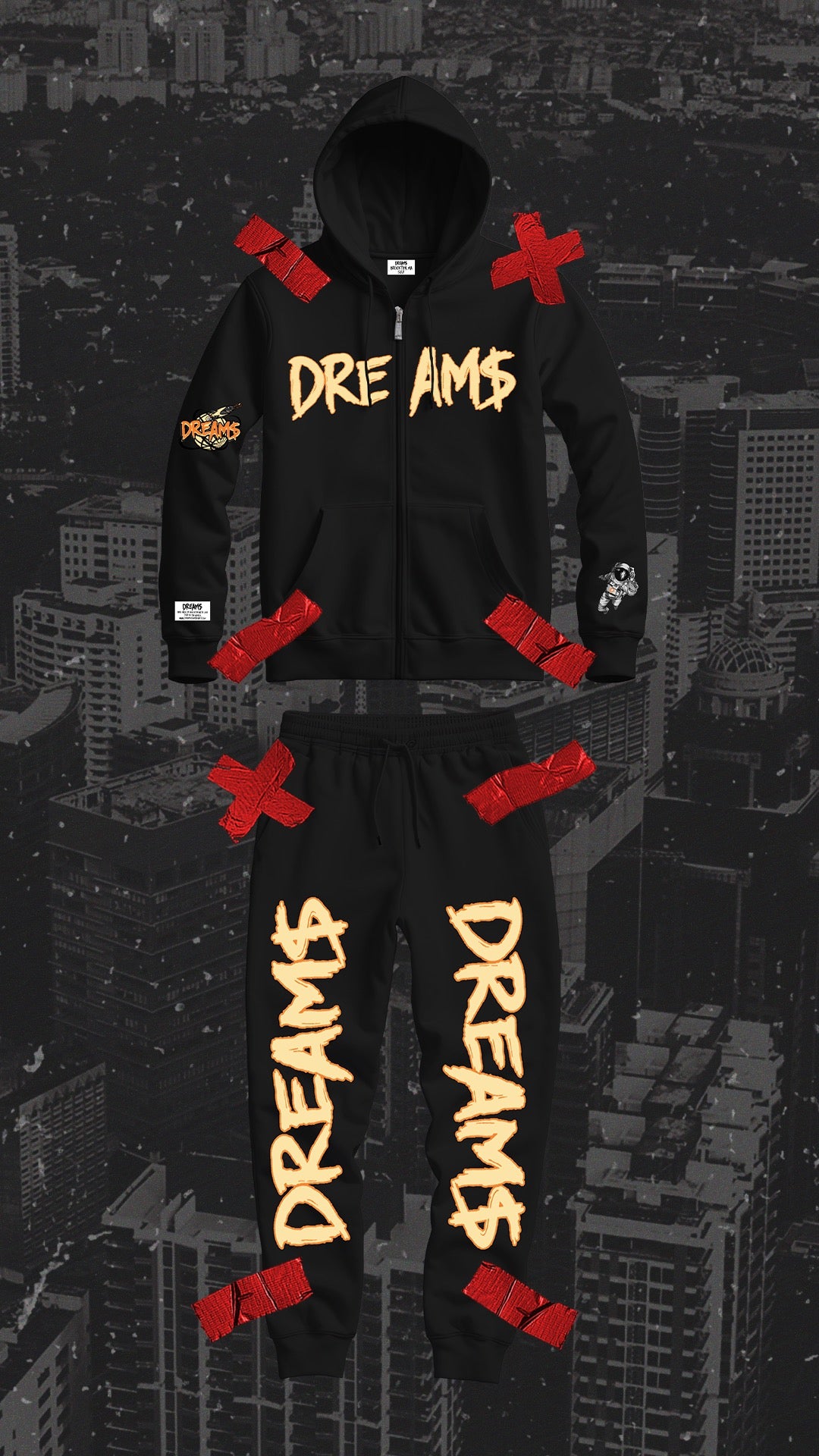 DREAM$ ® Distressed Tech (Orange)
