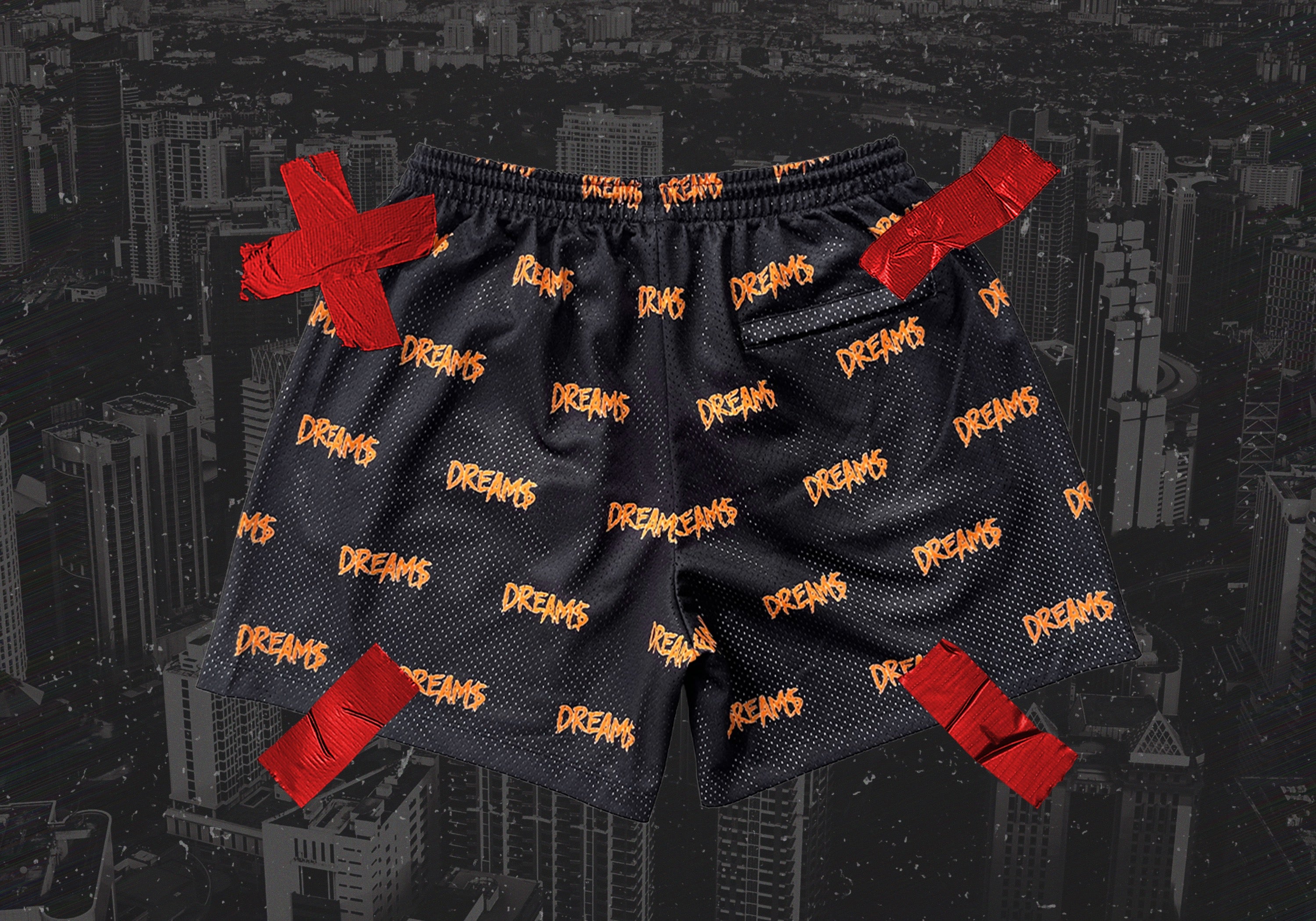 DREAM$ ® Mesh Shorts (Orange)