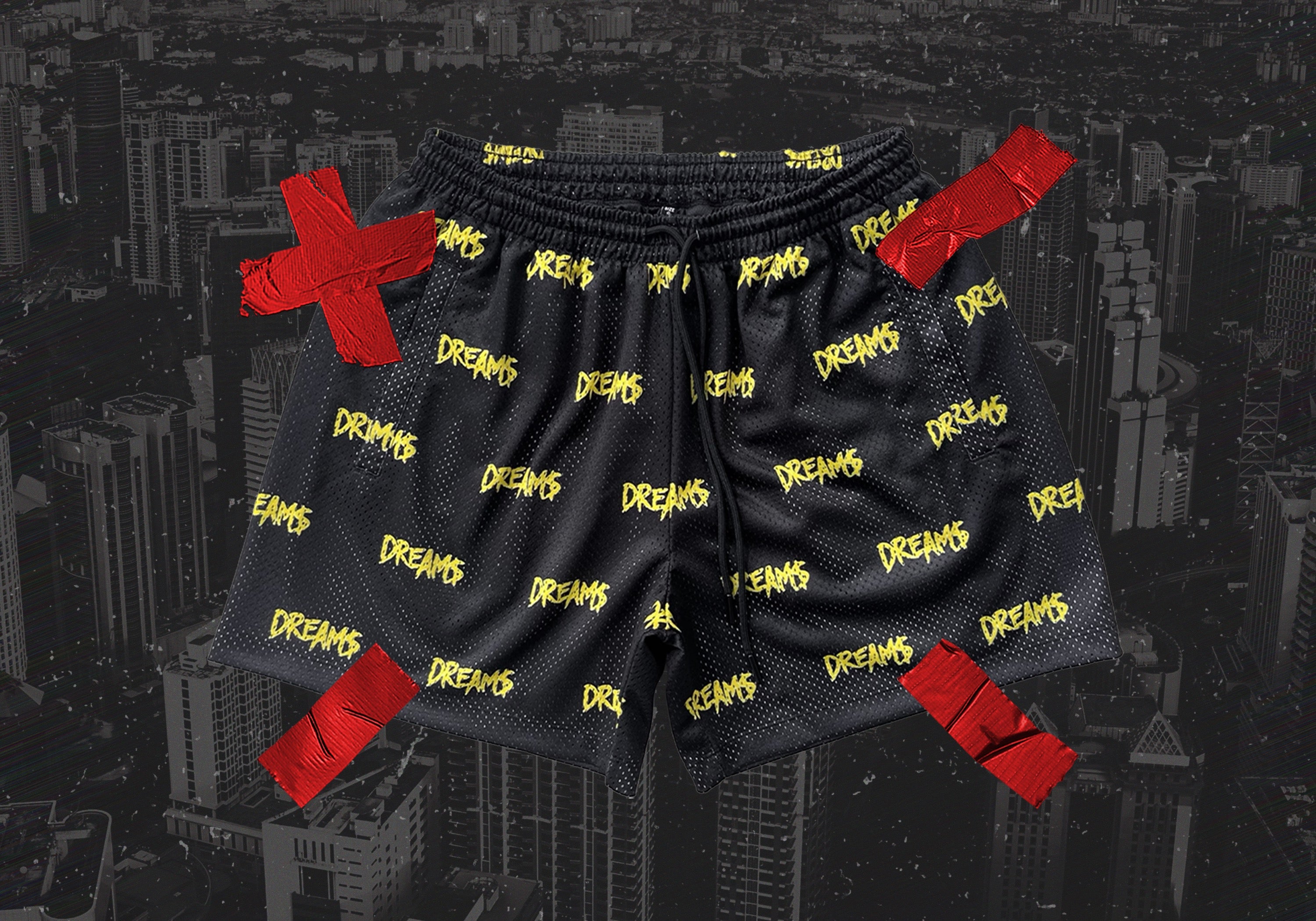 DREAM$ ® Mesh Shorts (Yellow)