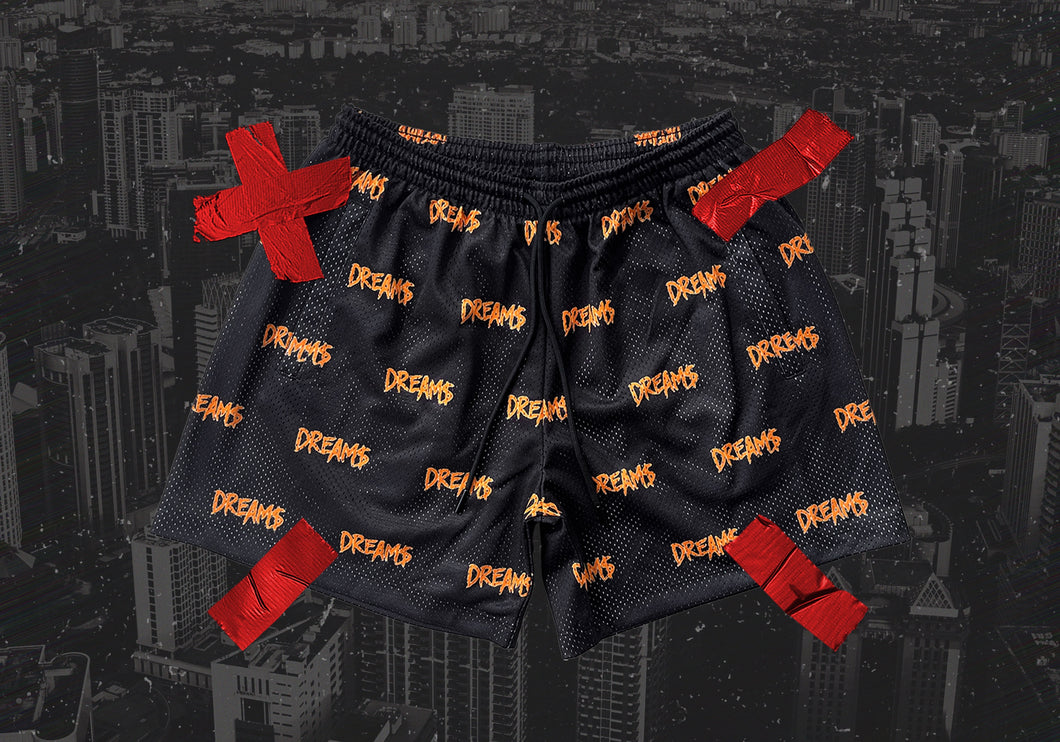 DREAM$ ® Mesh Shorts (Orange)