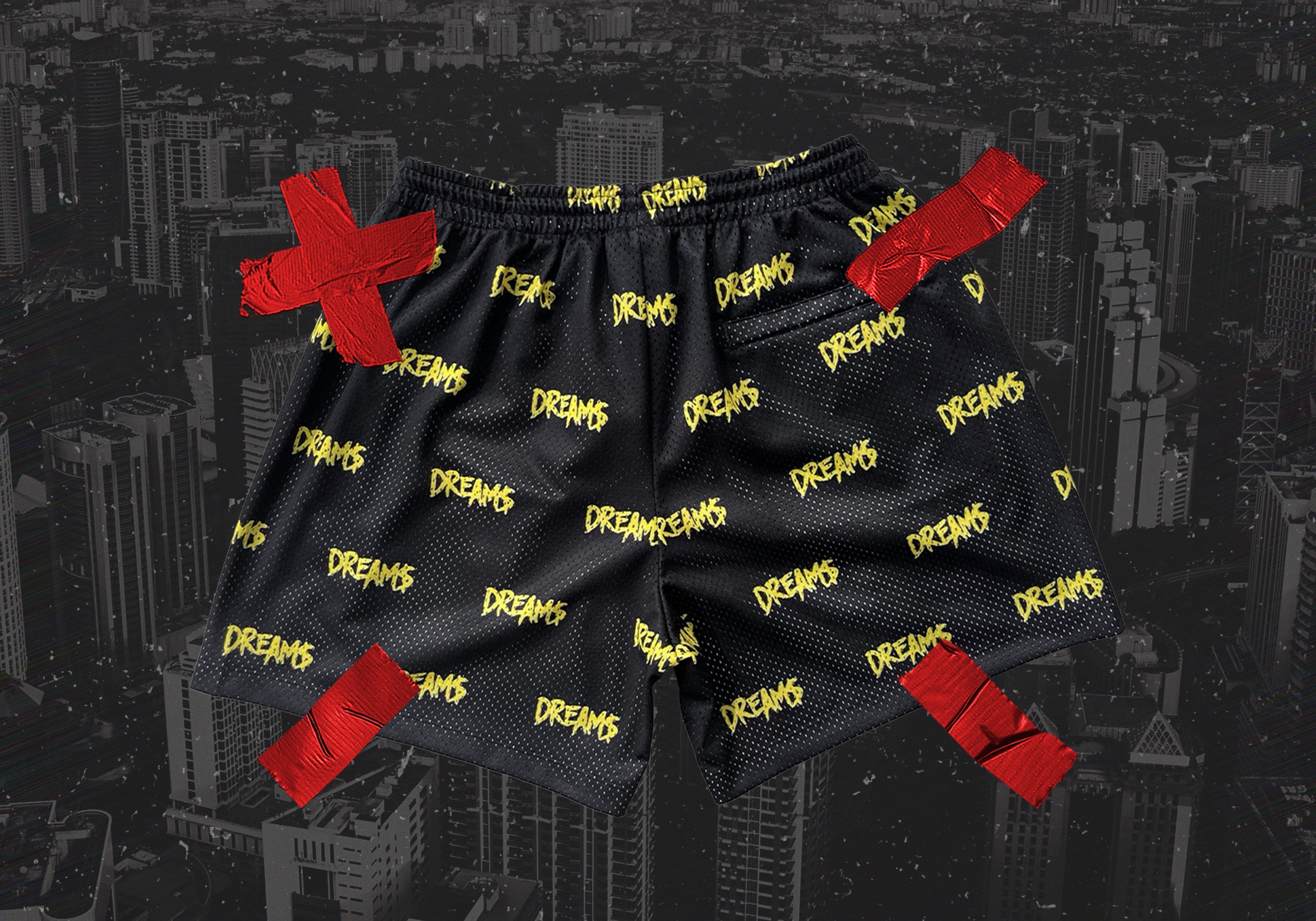 DREAM$ ® Mesh Shorts (Yellow)