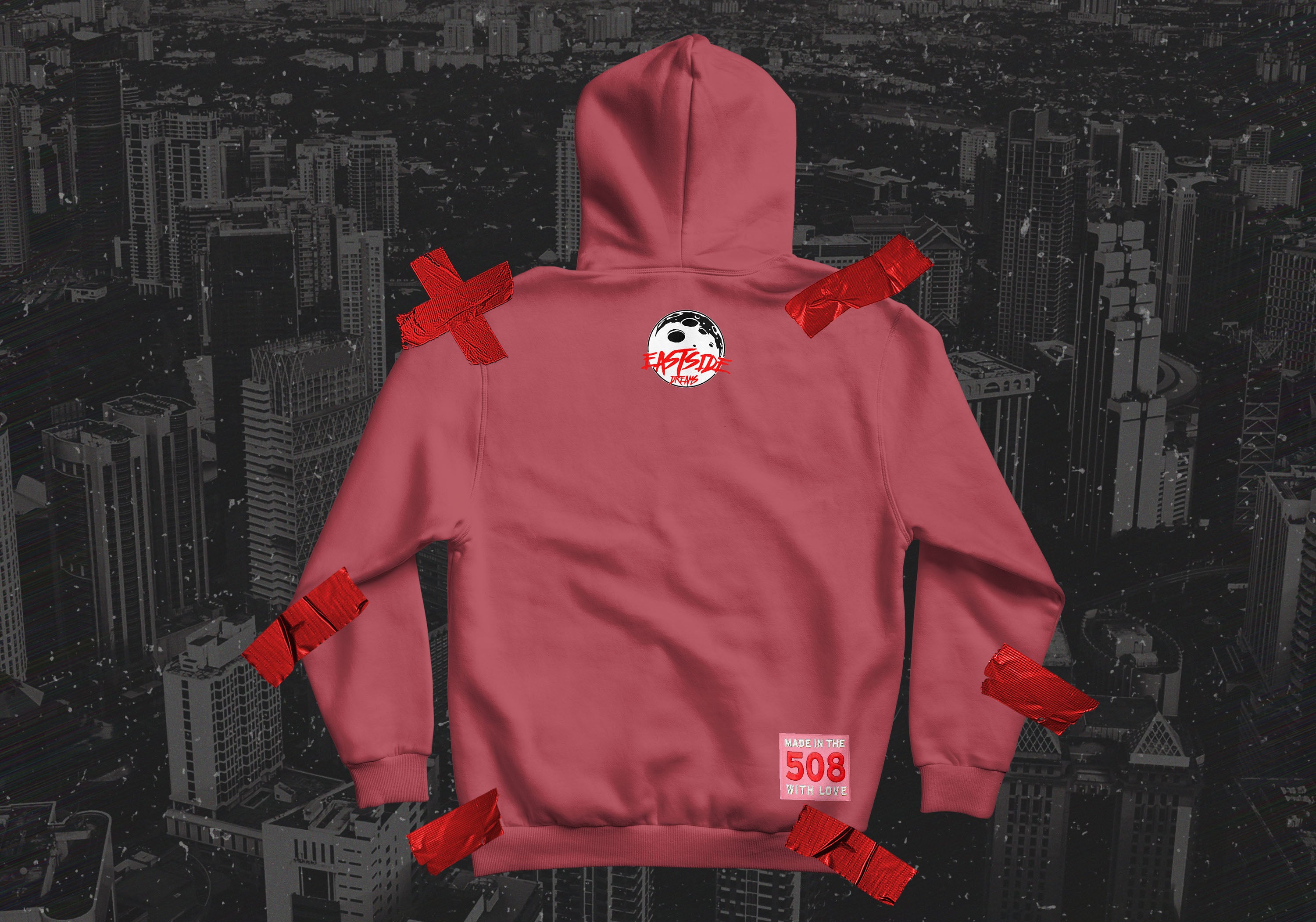 Brockton ® Block Hoodie (Salmon)