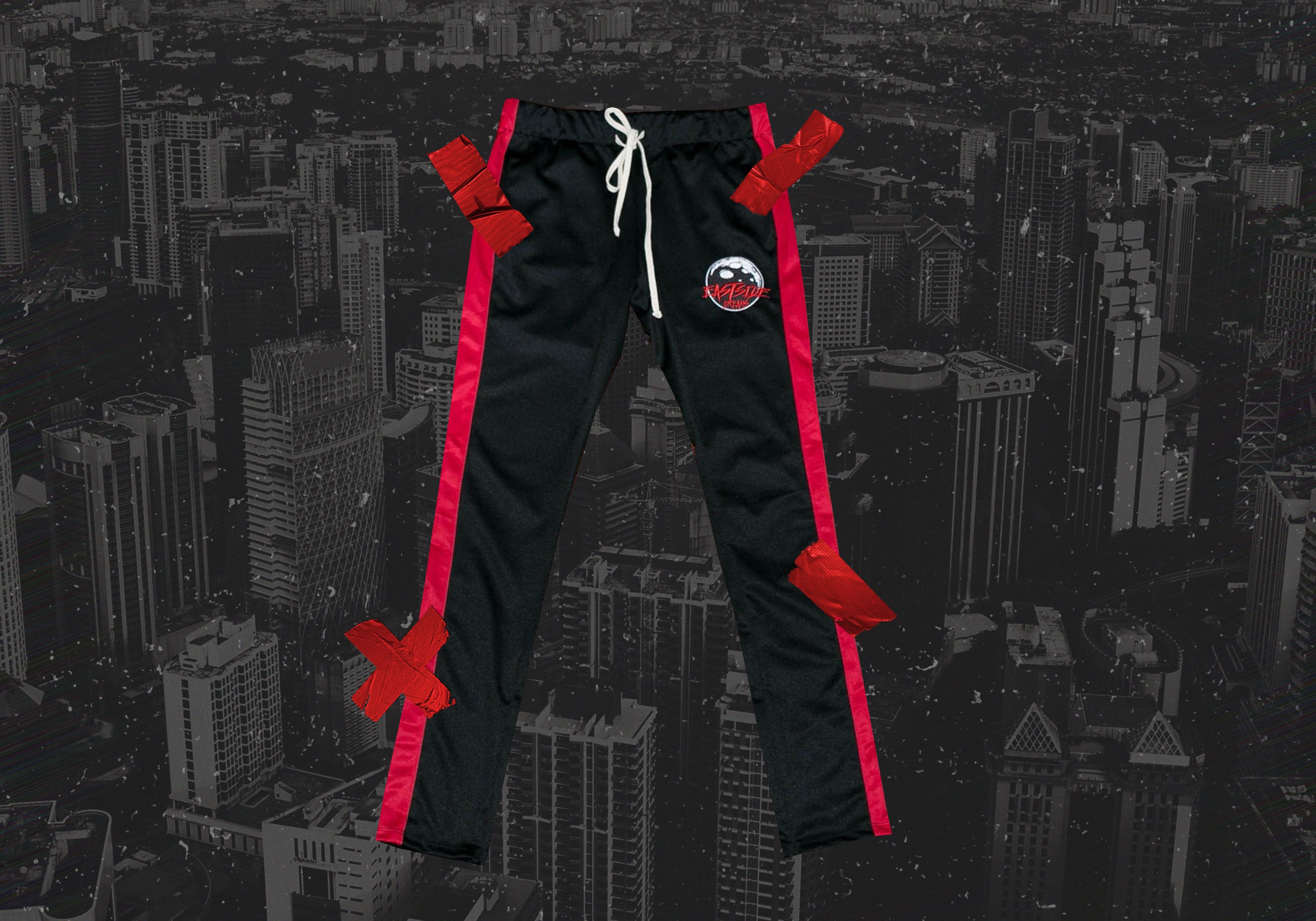 Eastside Dreams ® Track Pants (Black/Red)
