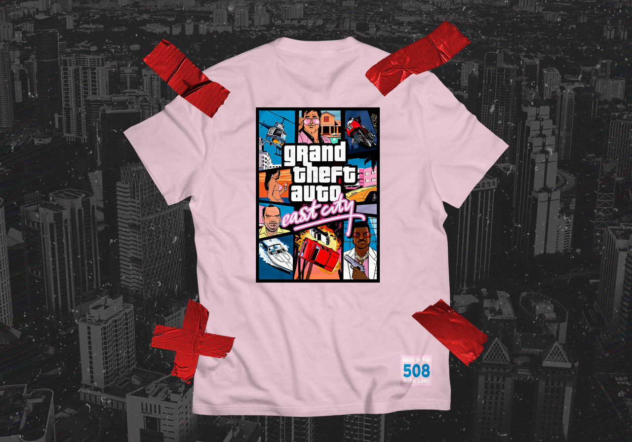 Eastside Dreams ® GTA "East City" Tee (Pink)
