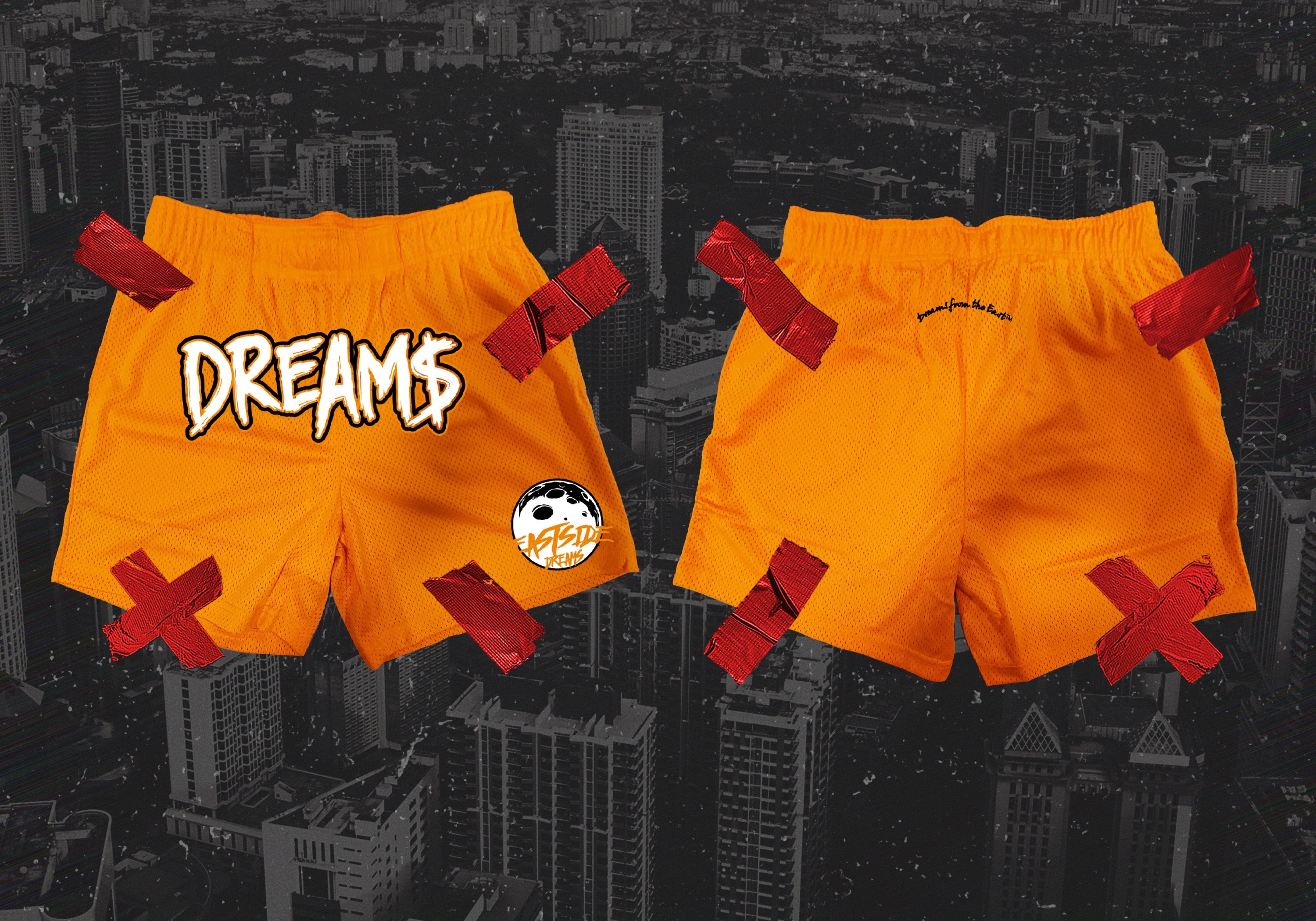 DREAM$ ® Team Shorts (Orange)