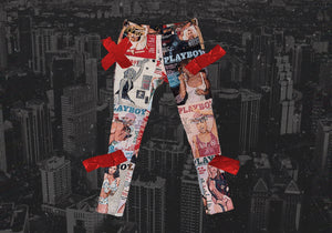 DREAM$ ® Knit Tapestry Pants (Playboy)