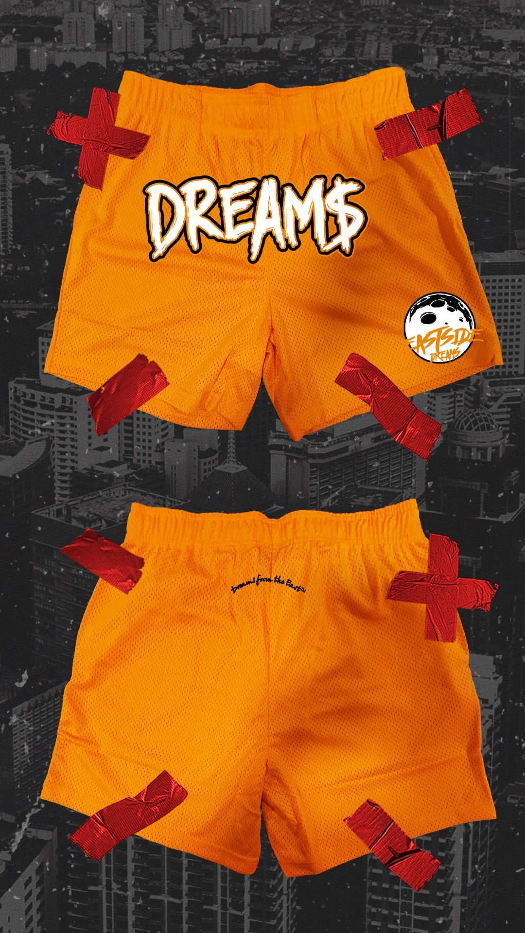 DREAM$ ® Team Shorts (Orange)