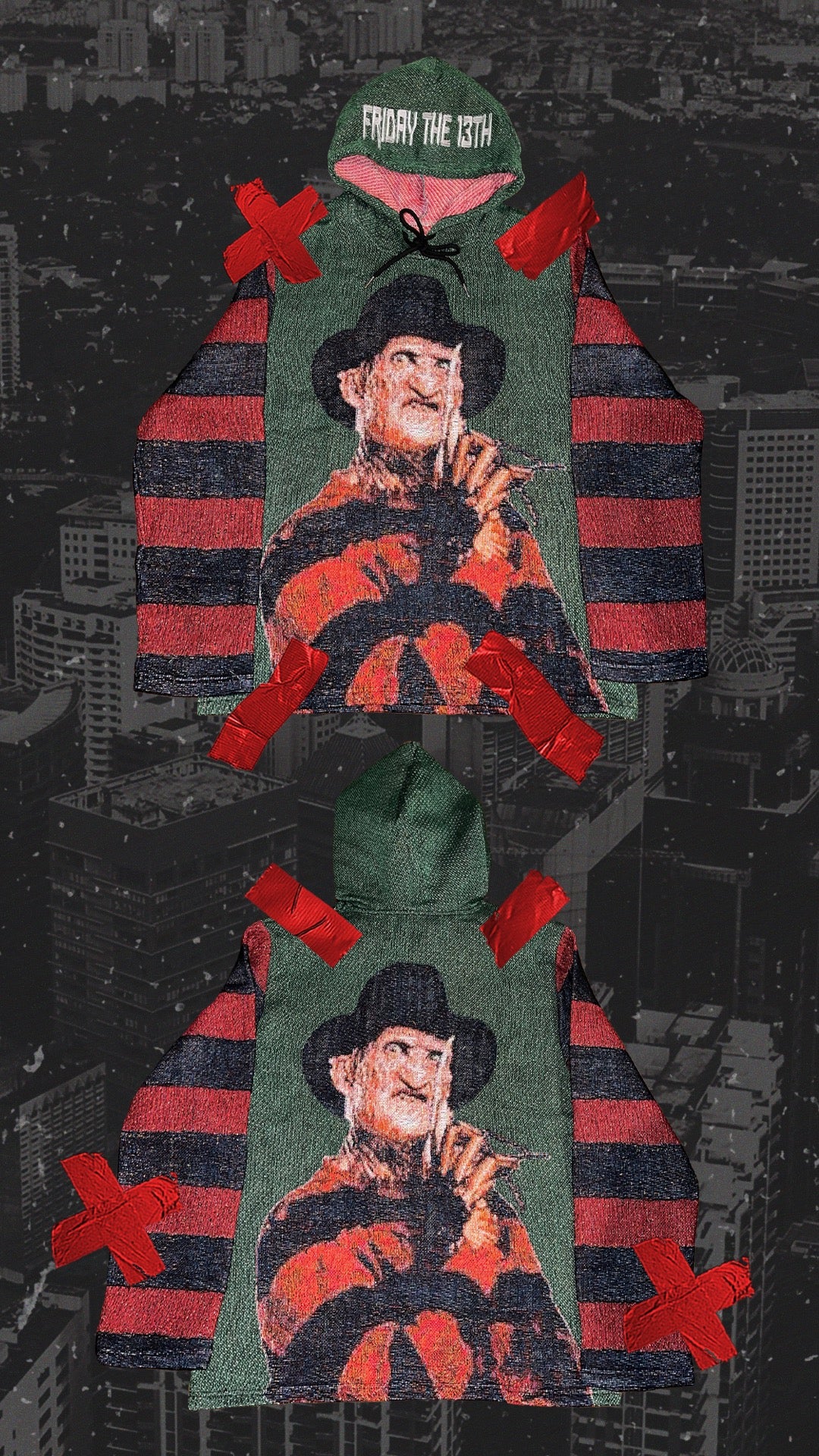 DREAM$ ® Knit Freddy Krueger Hoodie