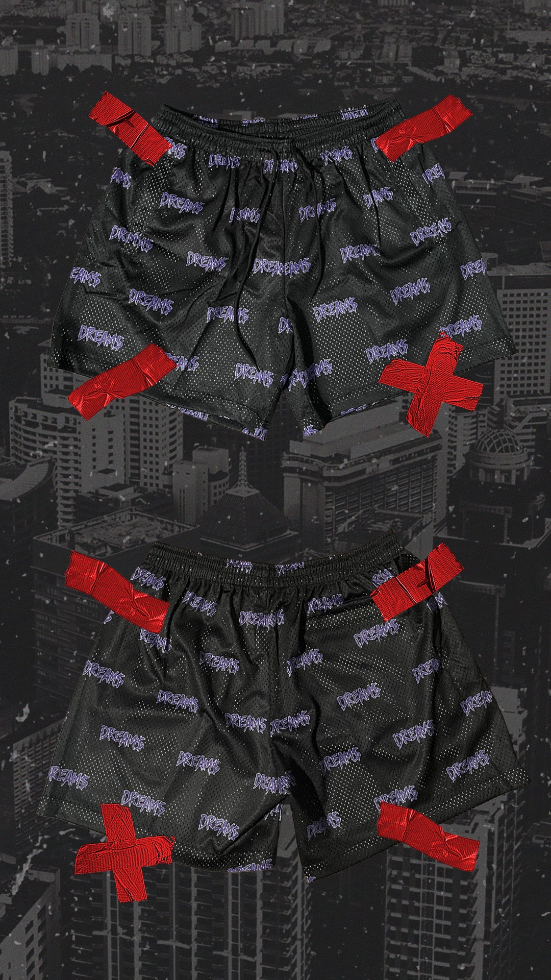 DREAM$ ® Mesh Shorts (Purp)