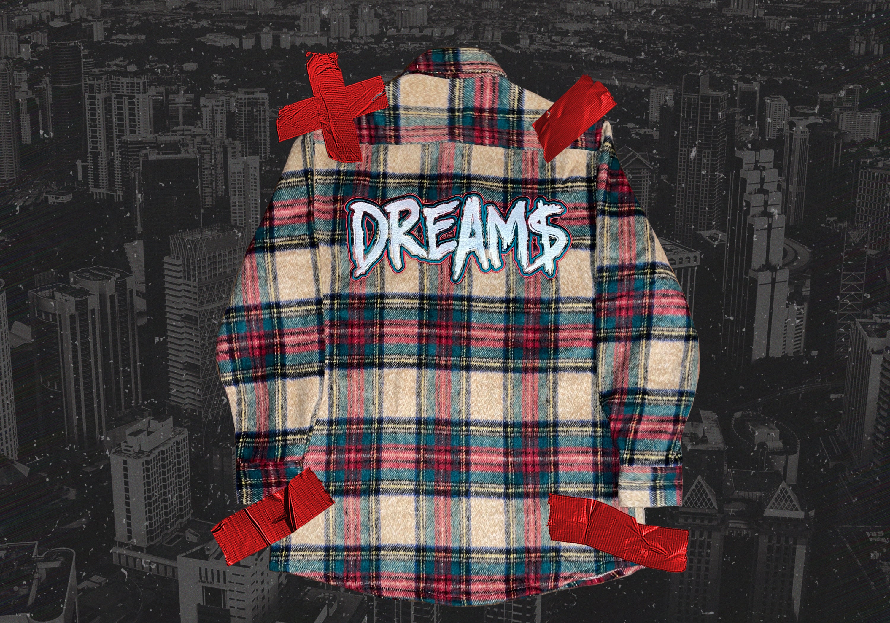 DREAM$ ® Flannel Top (Green)