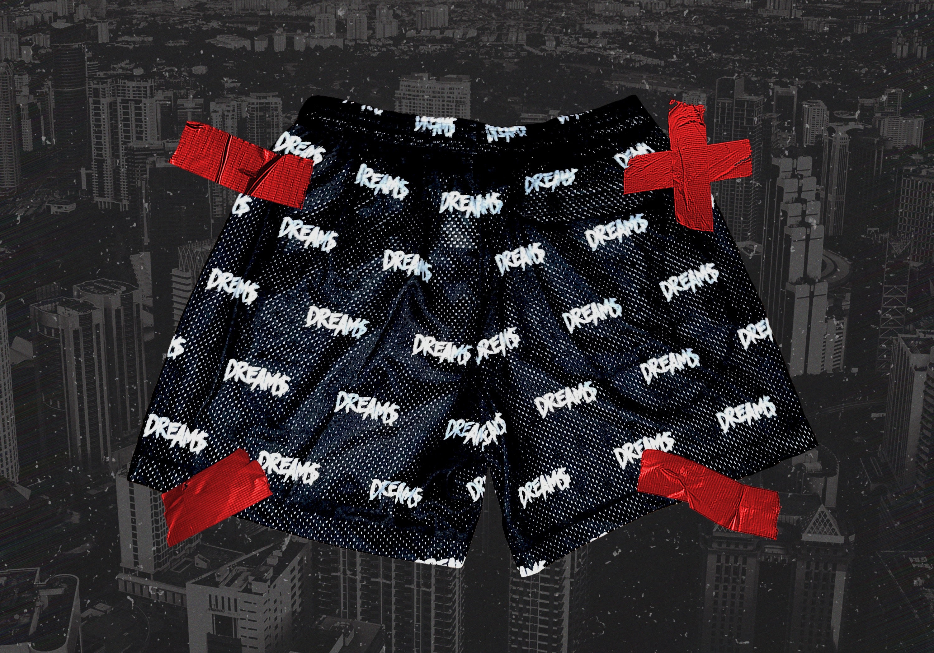 DREAM$ ® Mesh Shorts (White)