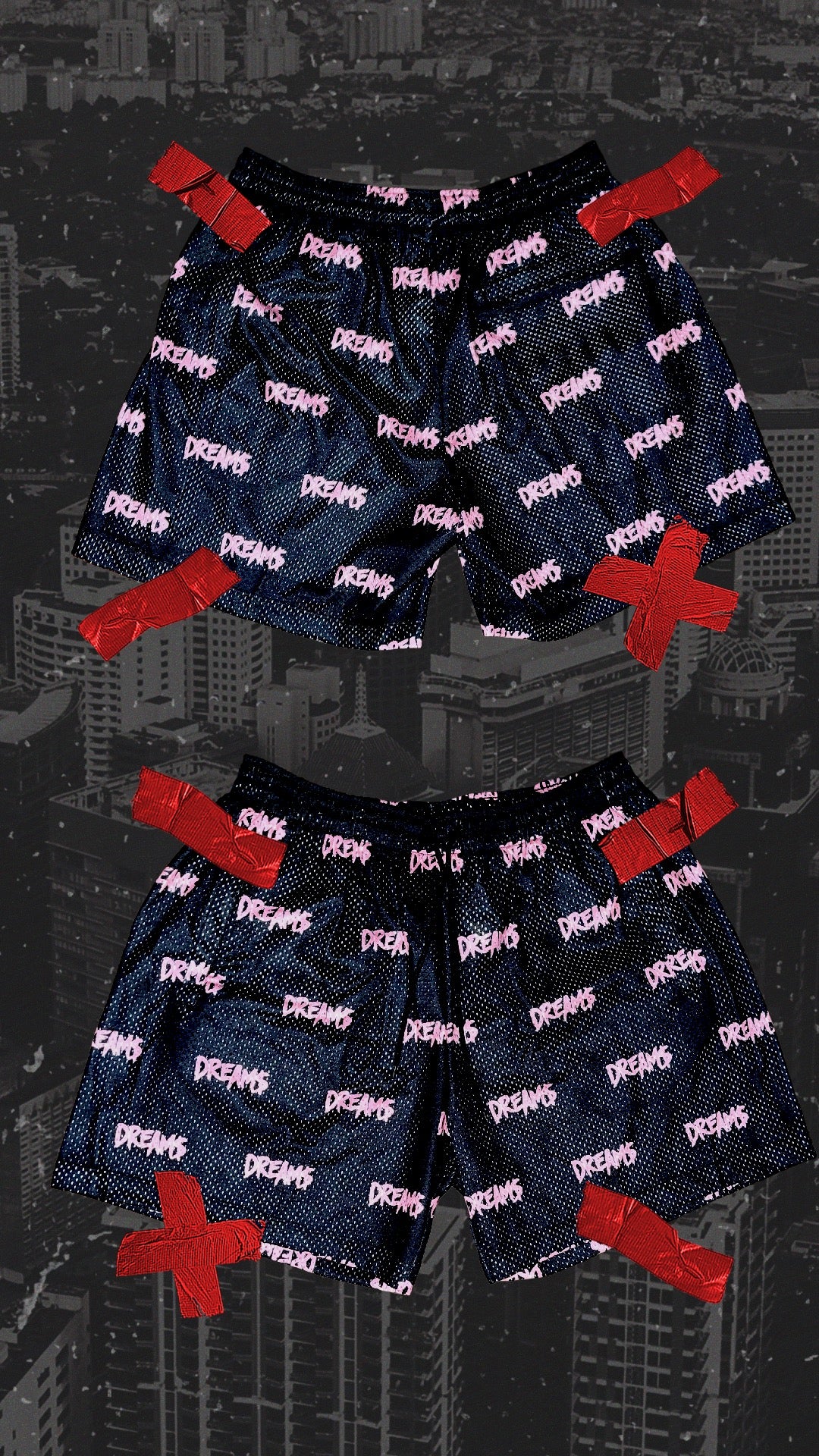 DREAM$ ® Mesh Shorts (Pink)