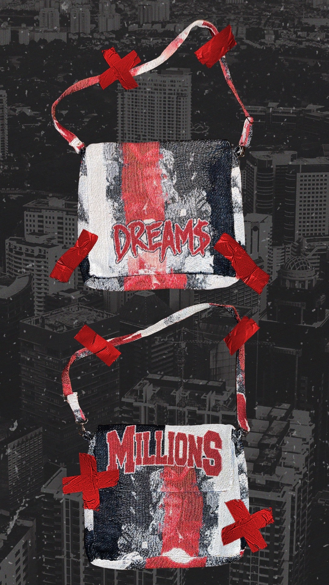 DREAM$ ® Knit Messenger Bag