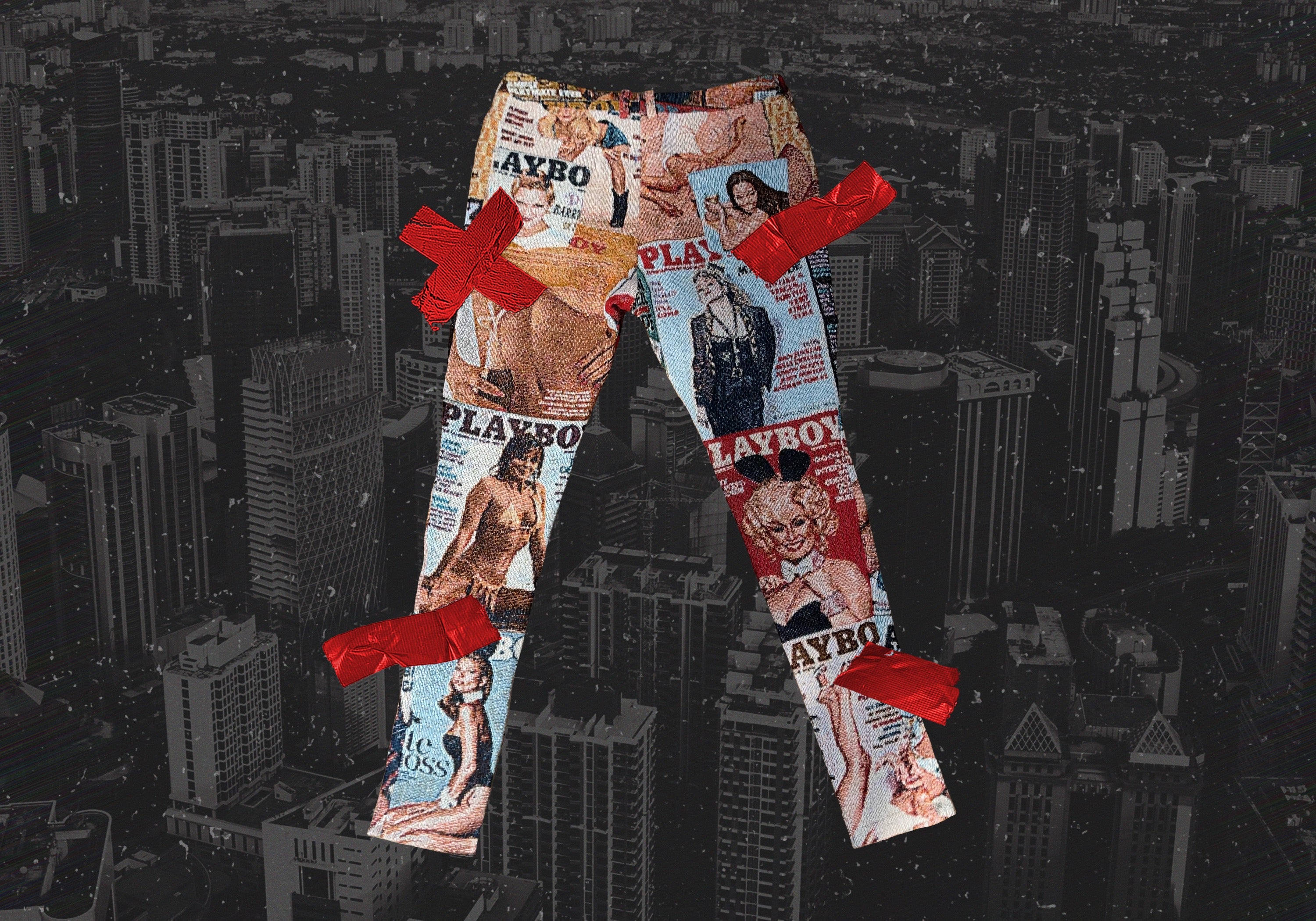 DREAM$ ® Knit Tapestry Pants (Playboy)