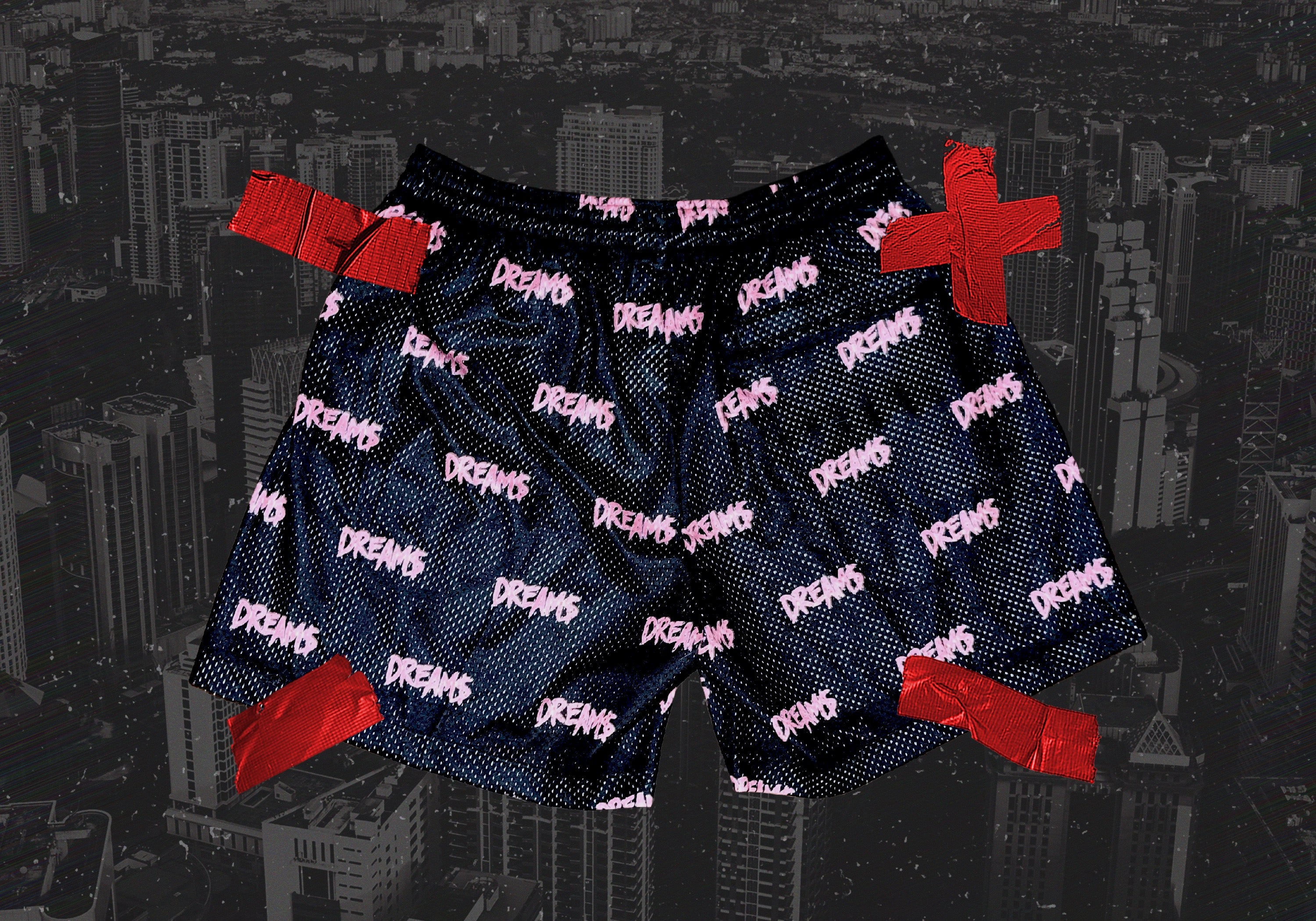 DREAM$ ® Mesh Shorts (Pink)