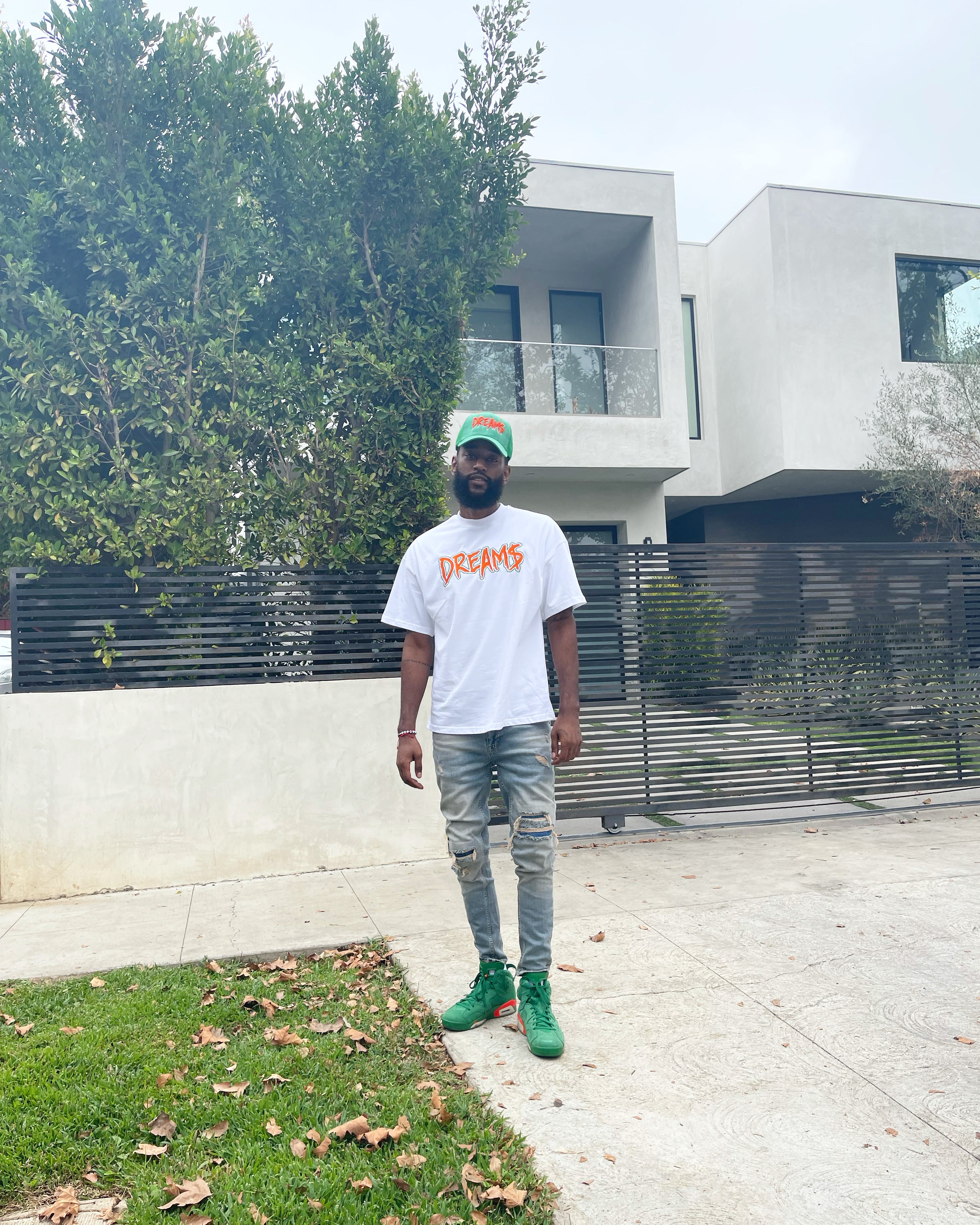 DREAM$ ® Hat (Green Suede)
