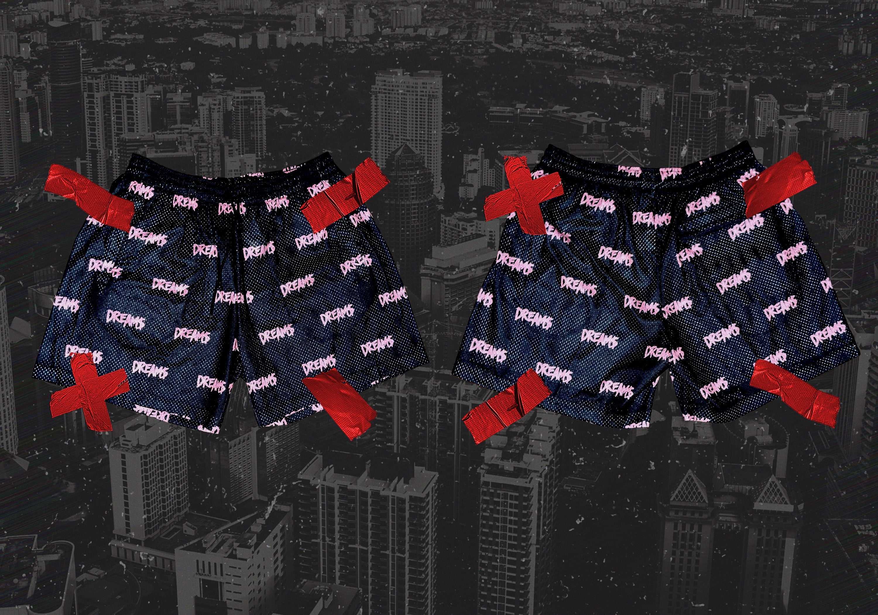 DREAM$ ® Mesh Shorts (Pink)