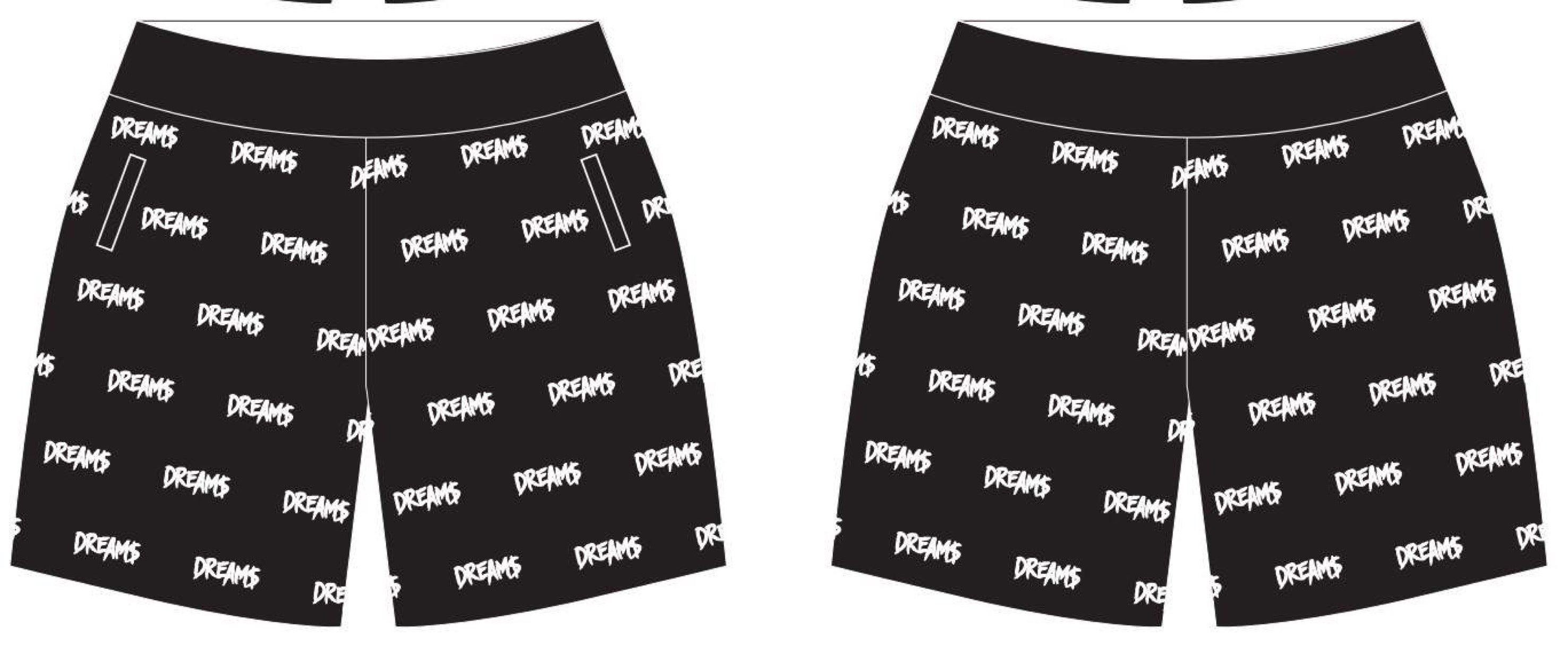 DREAM$ ® Mesh Shorts (White)