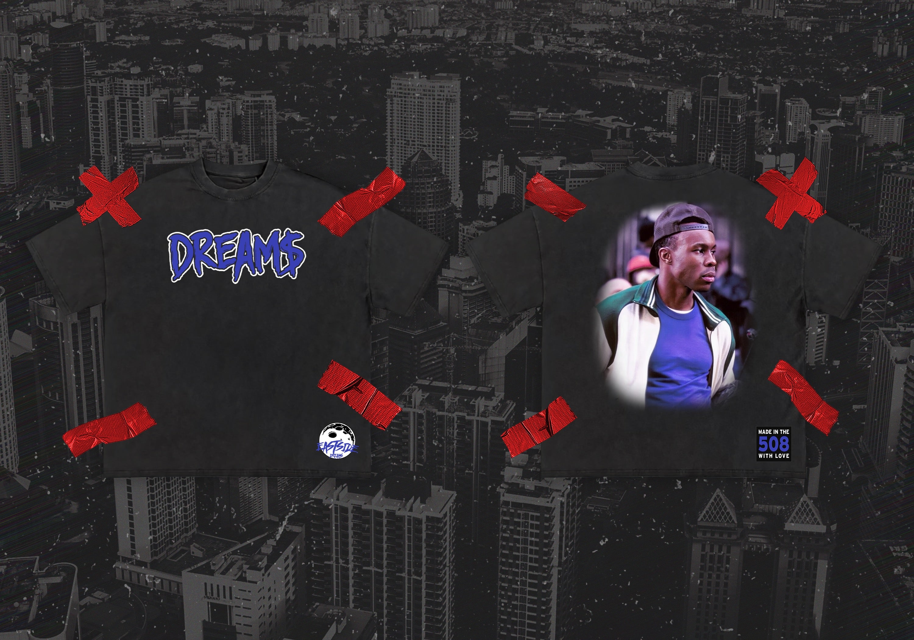 DREAM$ ® Ace-Boogie Tee (Charcoal)