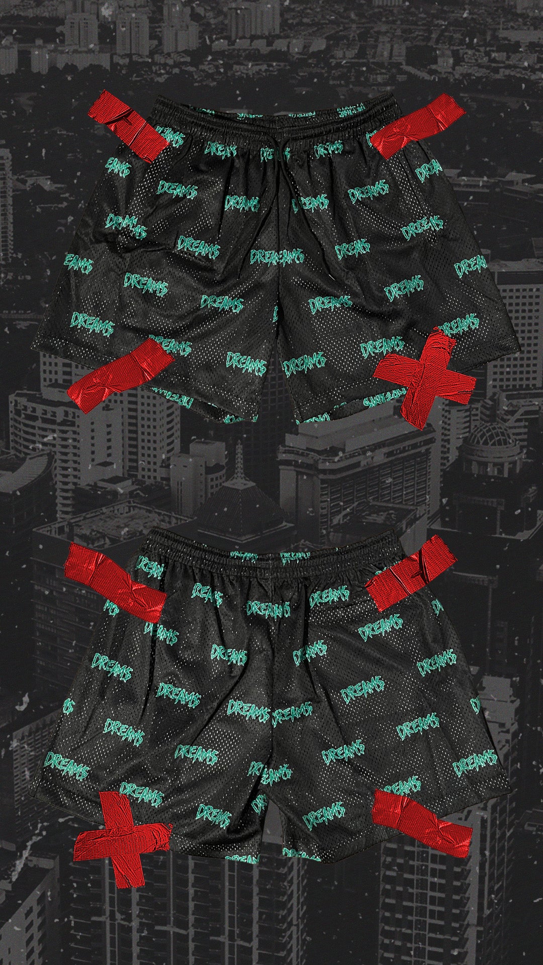 DREAM$ ® Mesh Shorts (Green)