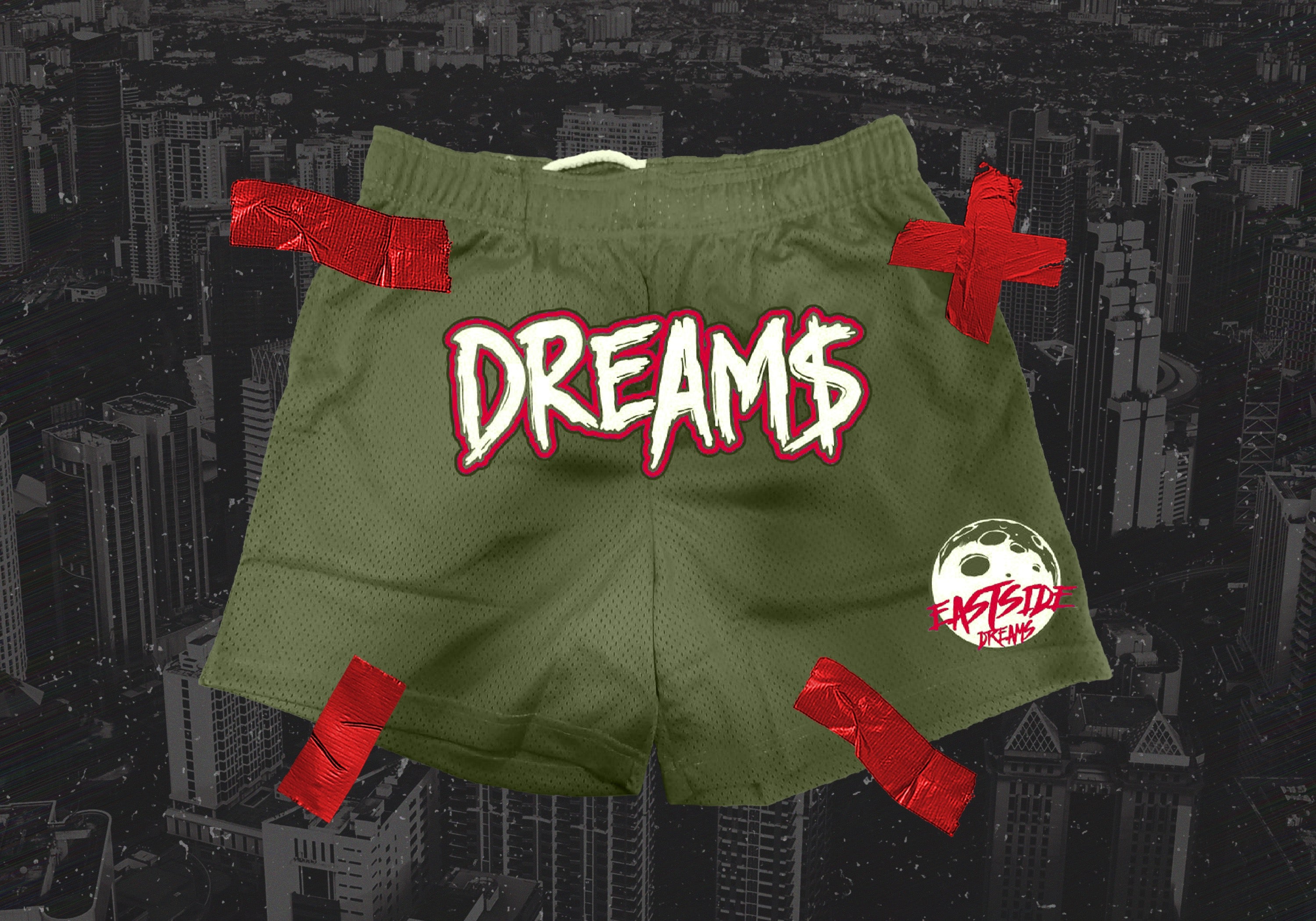 DREAM$ ® Team Shorts (Olive)