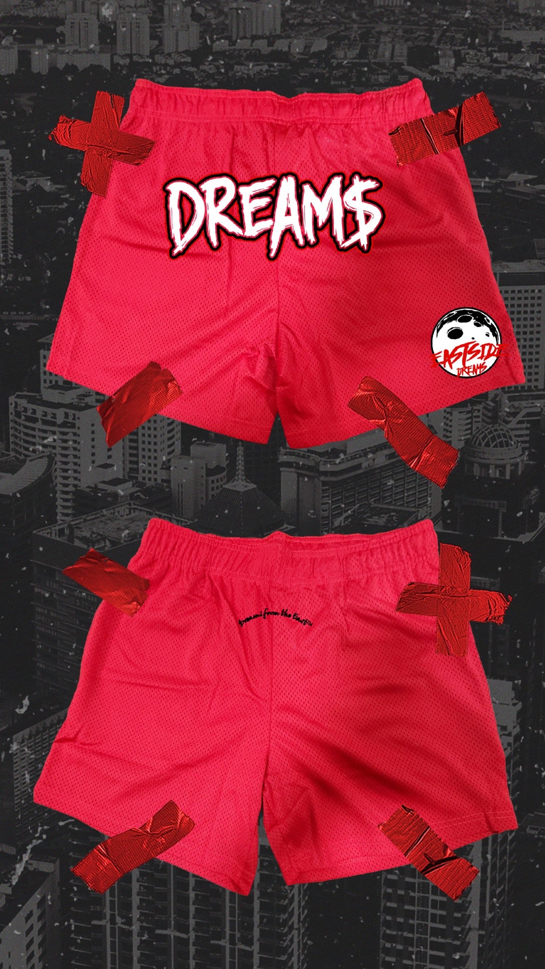 DREAM$ ® Team Shorts (Red)