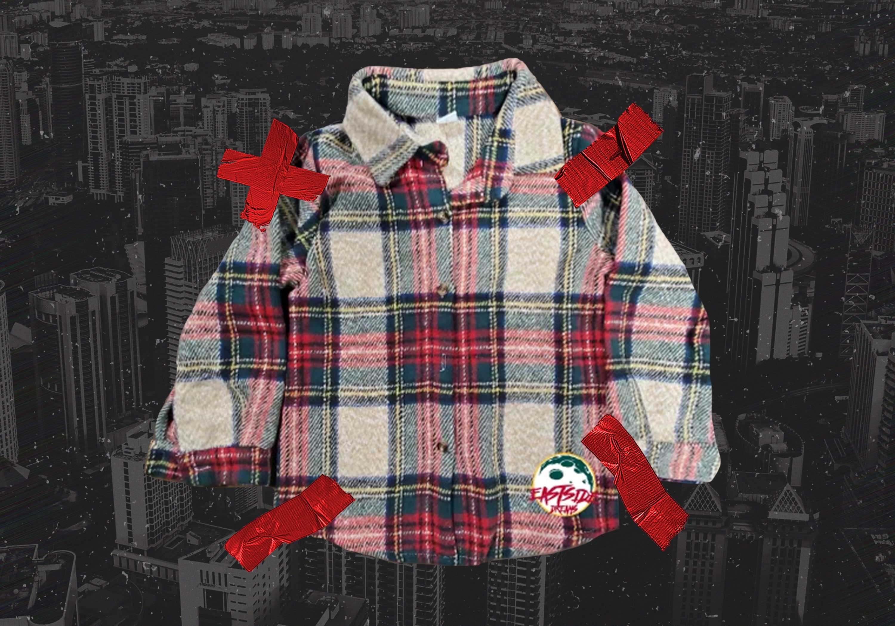 DREAM$ ® Kids Flannel Top (Green)