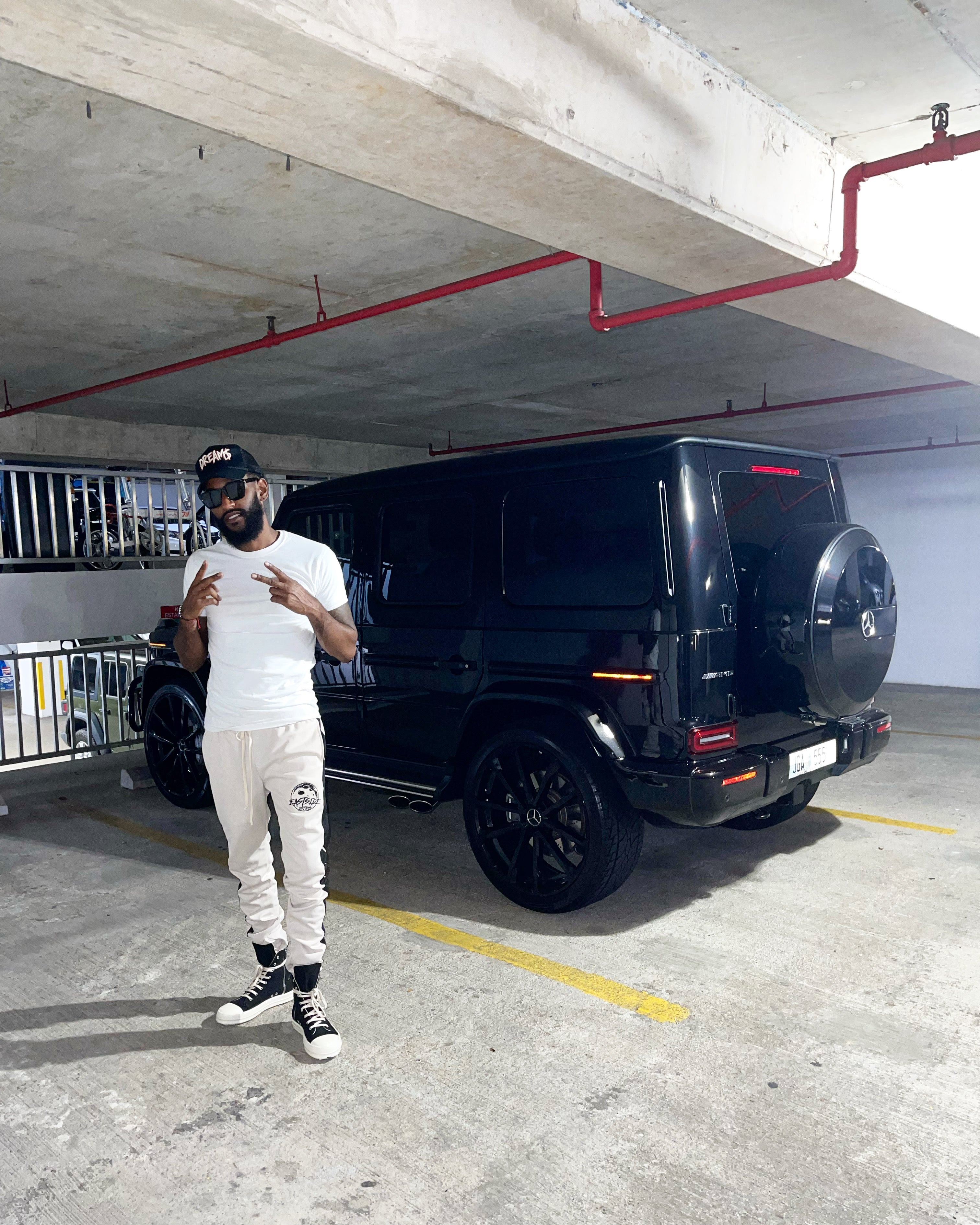Eastside Dreams ® Track Pants (Ivory/Black)