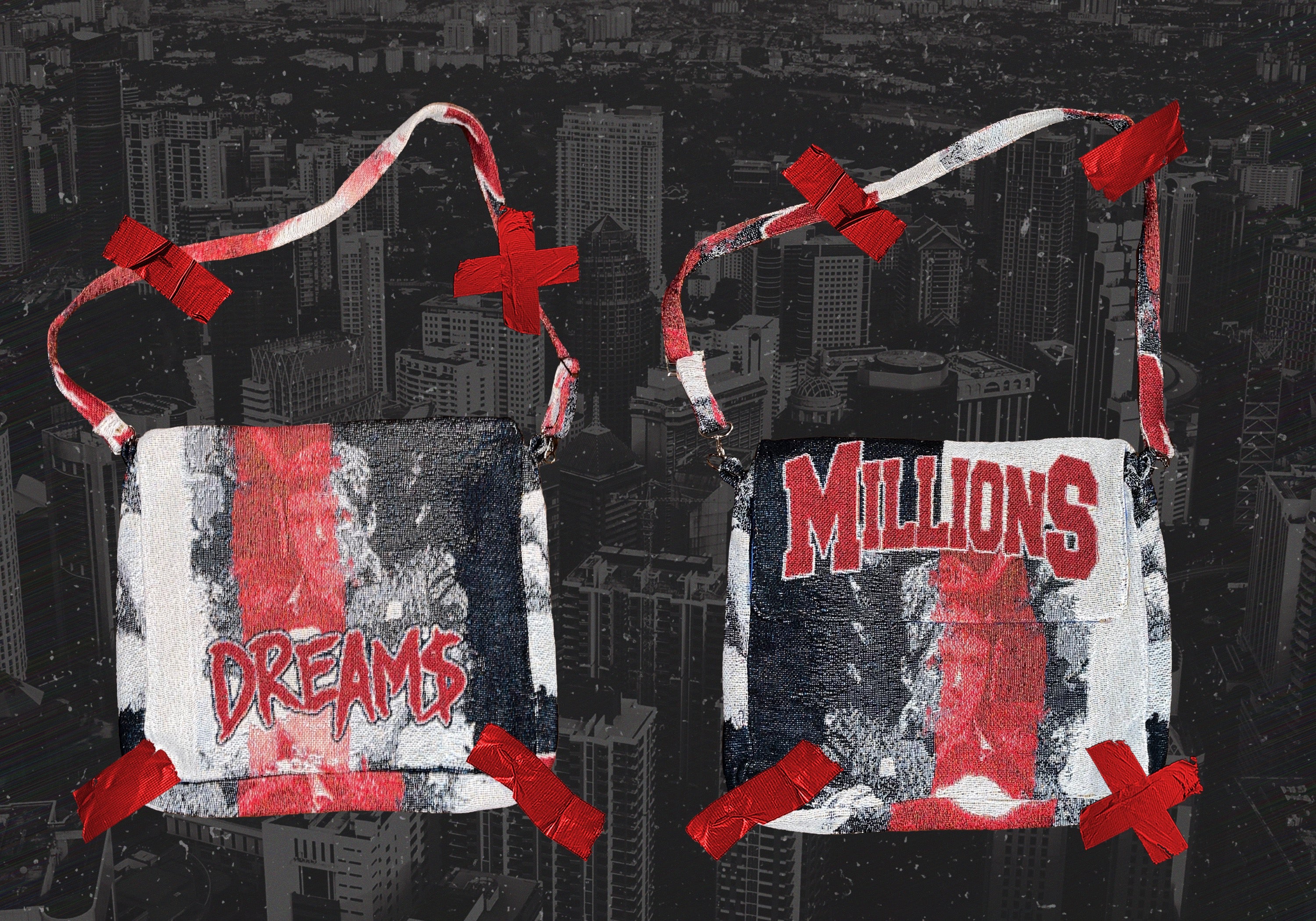 DREAM$ ® Knit Messenger Bag