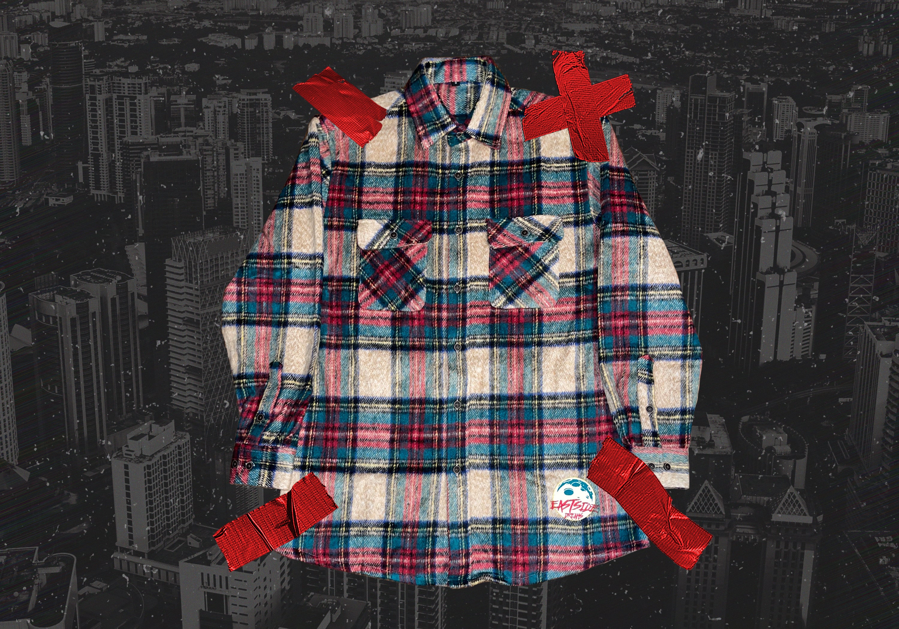 DREAM$ ® Flannel Top (Green)