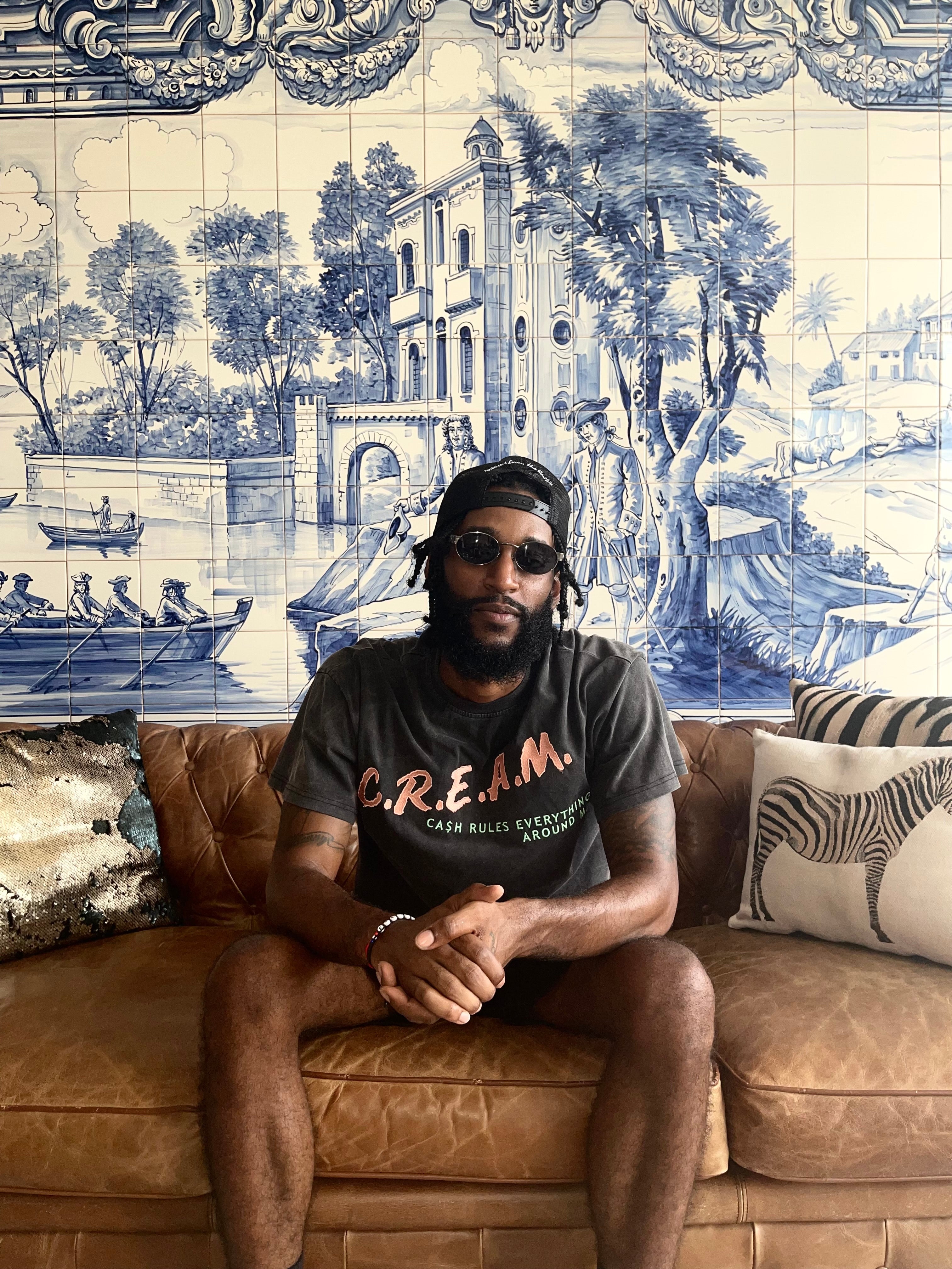 Cream ® Tee (Salmon)